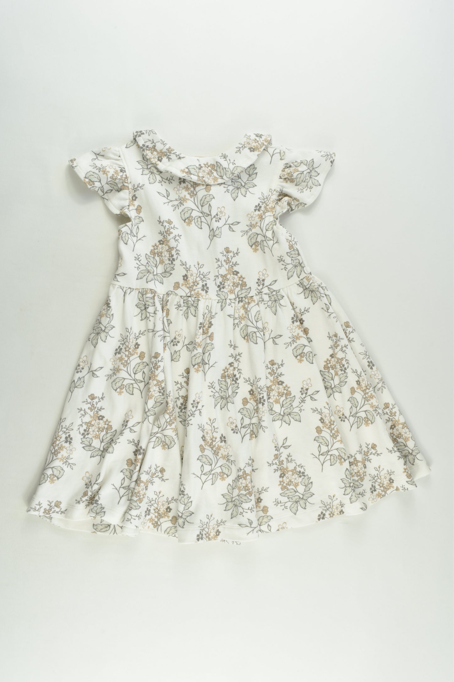 Aster & Oak Size 3 Organic Floral Dress