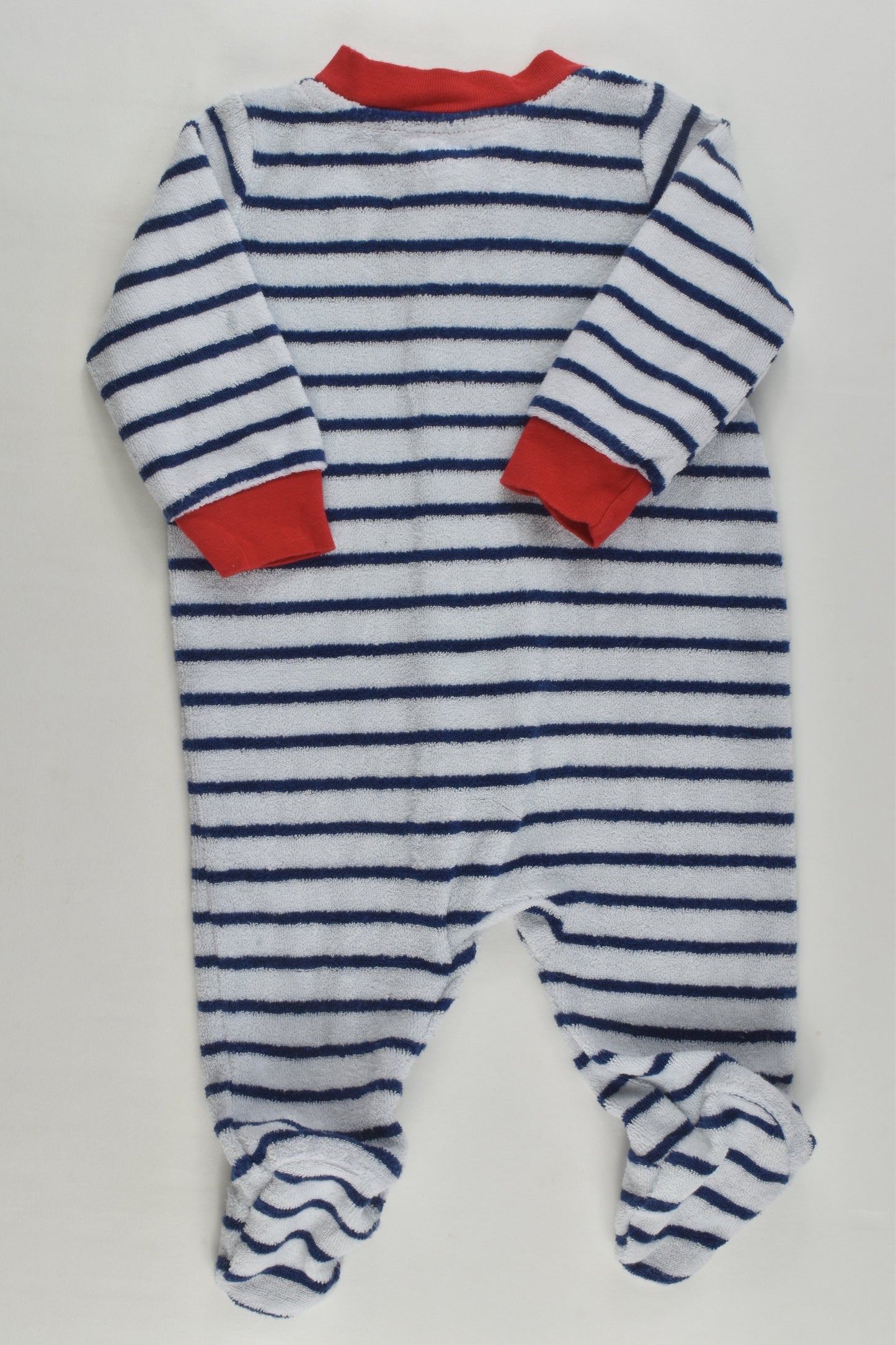 BabiesRus Size 000 Puppy Terry Footed Romper
