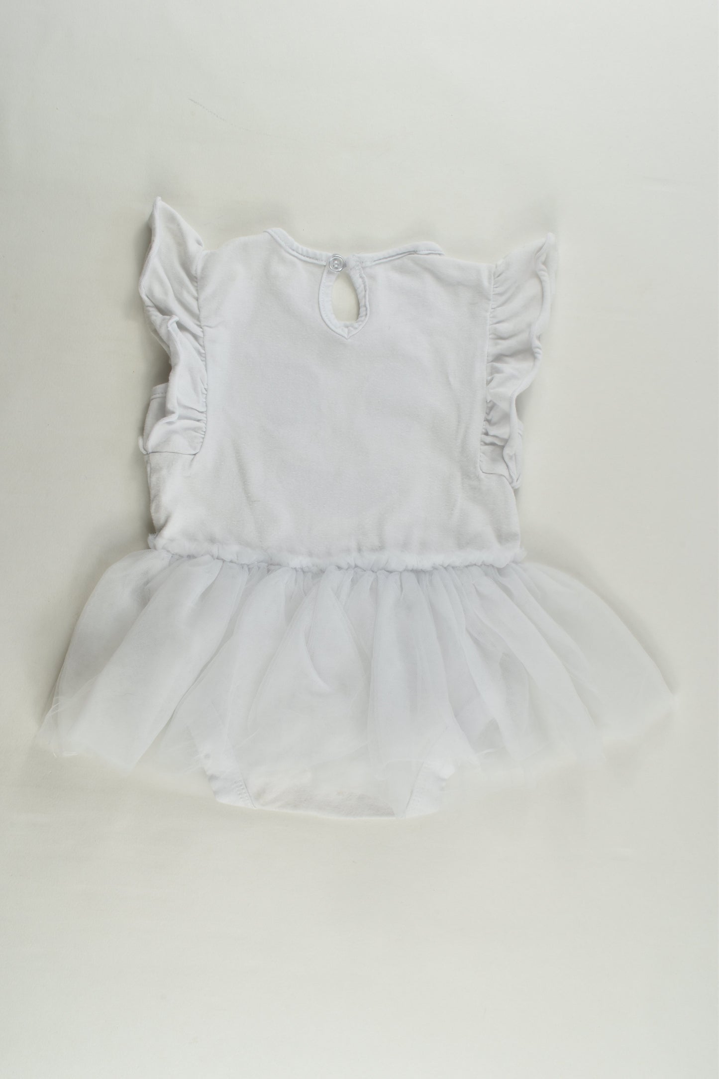 Baby Baby Size 00 Ghost Tulle Bodysuit