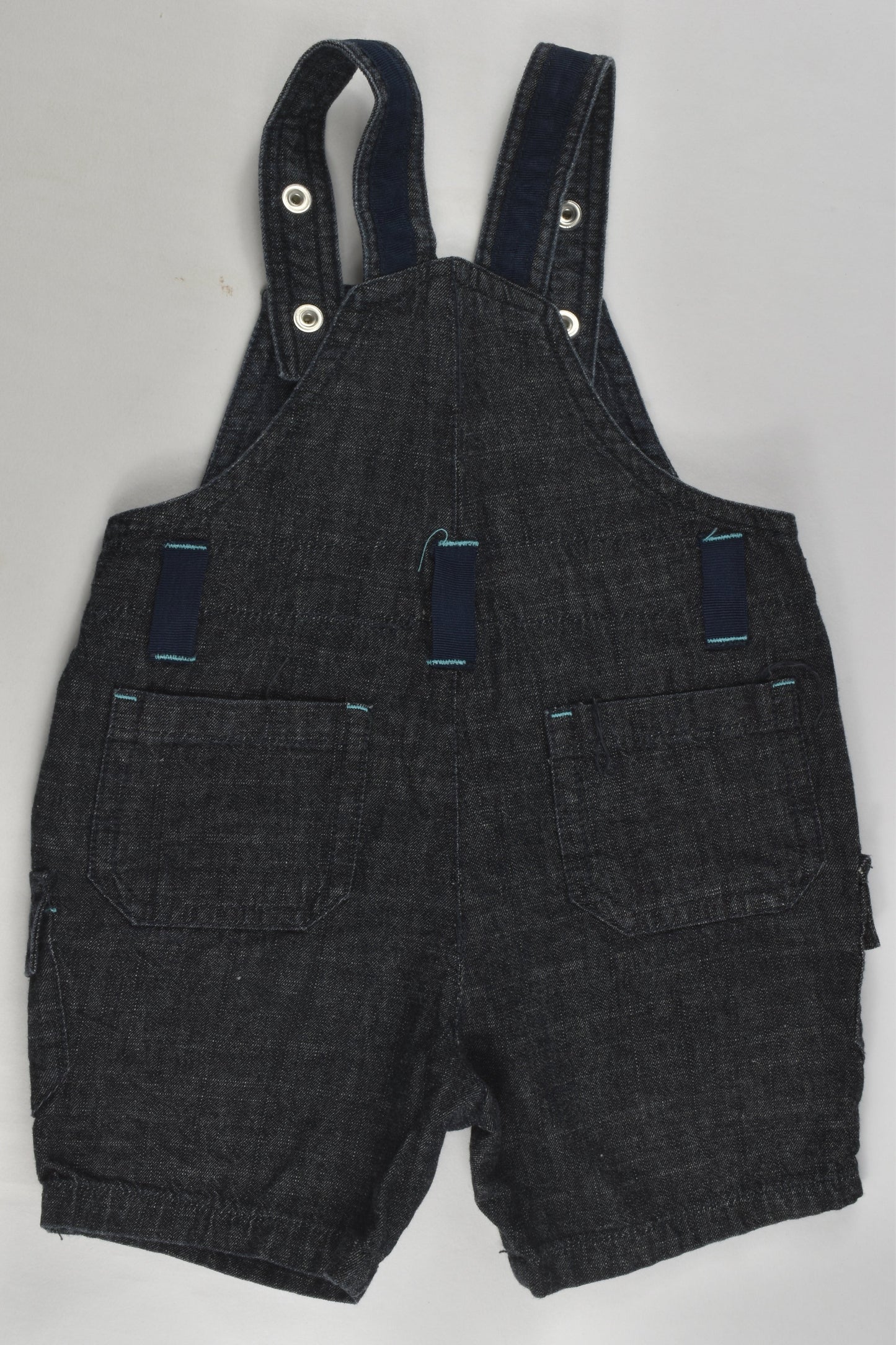 Baby Baby Size 000 Short Denim Overalls