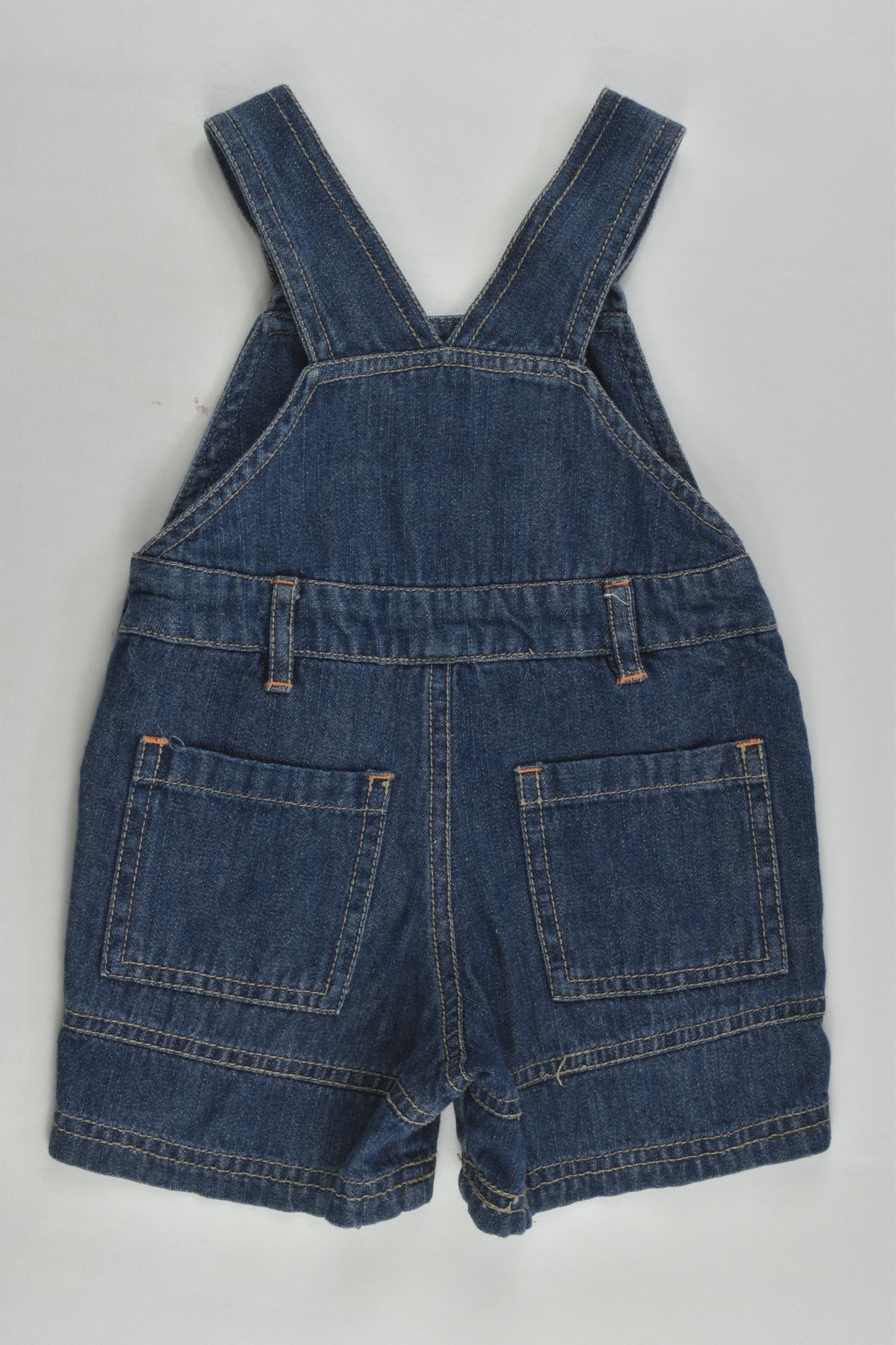 Baby Biz Size 000 'Riding On My Bike' Denim Short Overalls