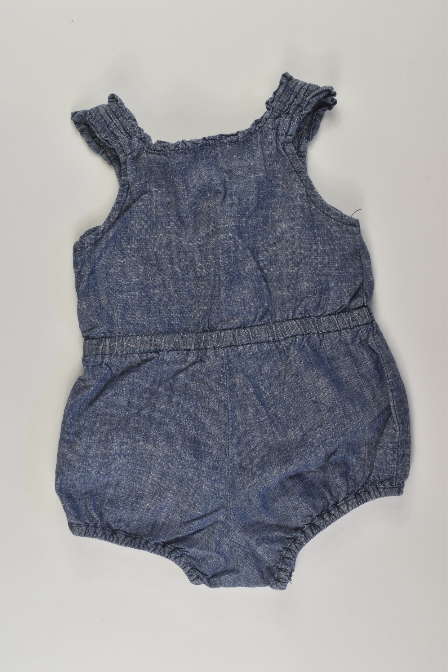 Baby Gap Size 0 Denim Bubble Romper