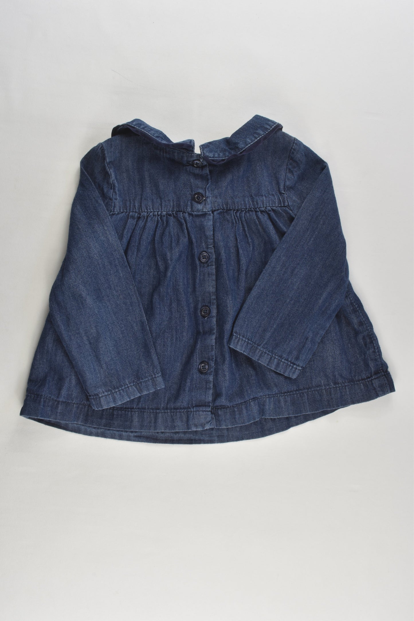Baby Gap Size 1 (80 cm, 12-18 months) Lightweight Denim Blouse