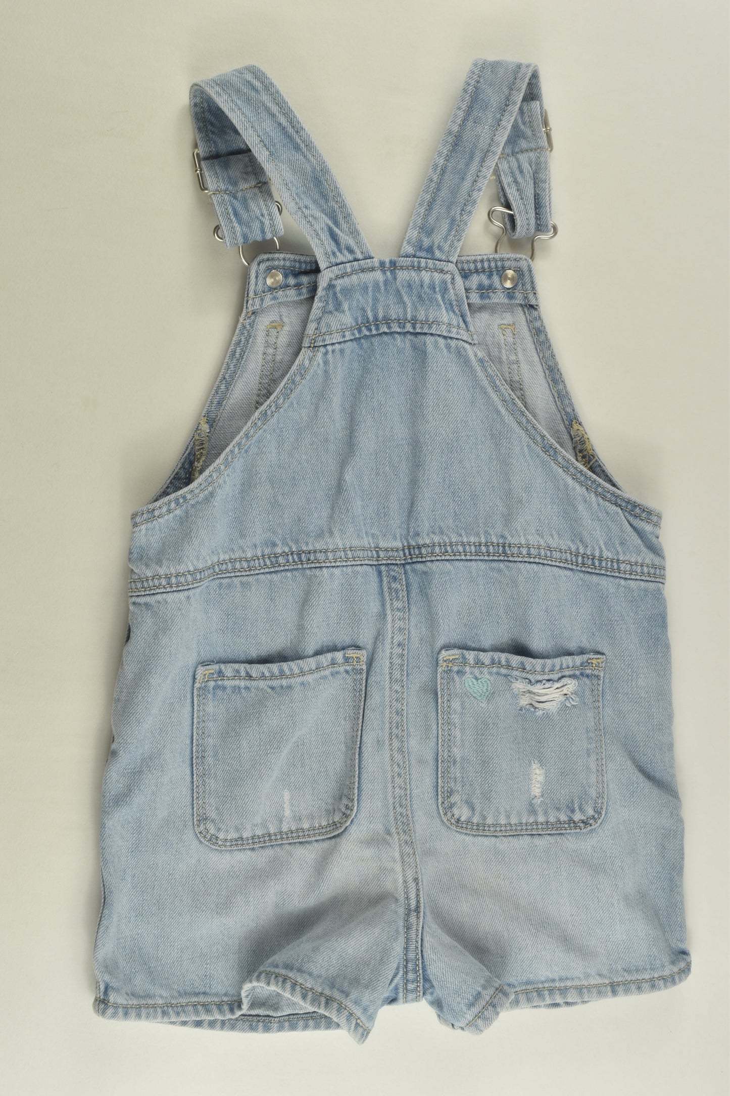 Baby Gap Size 2 Short Denim Overalls