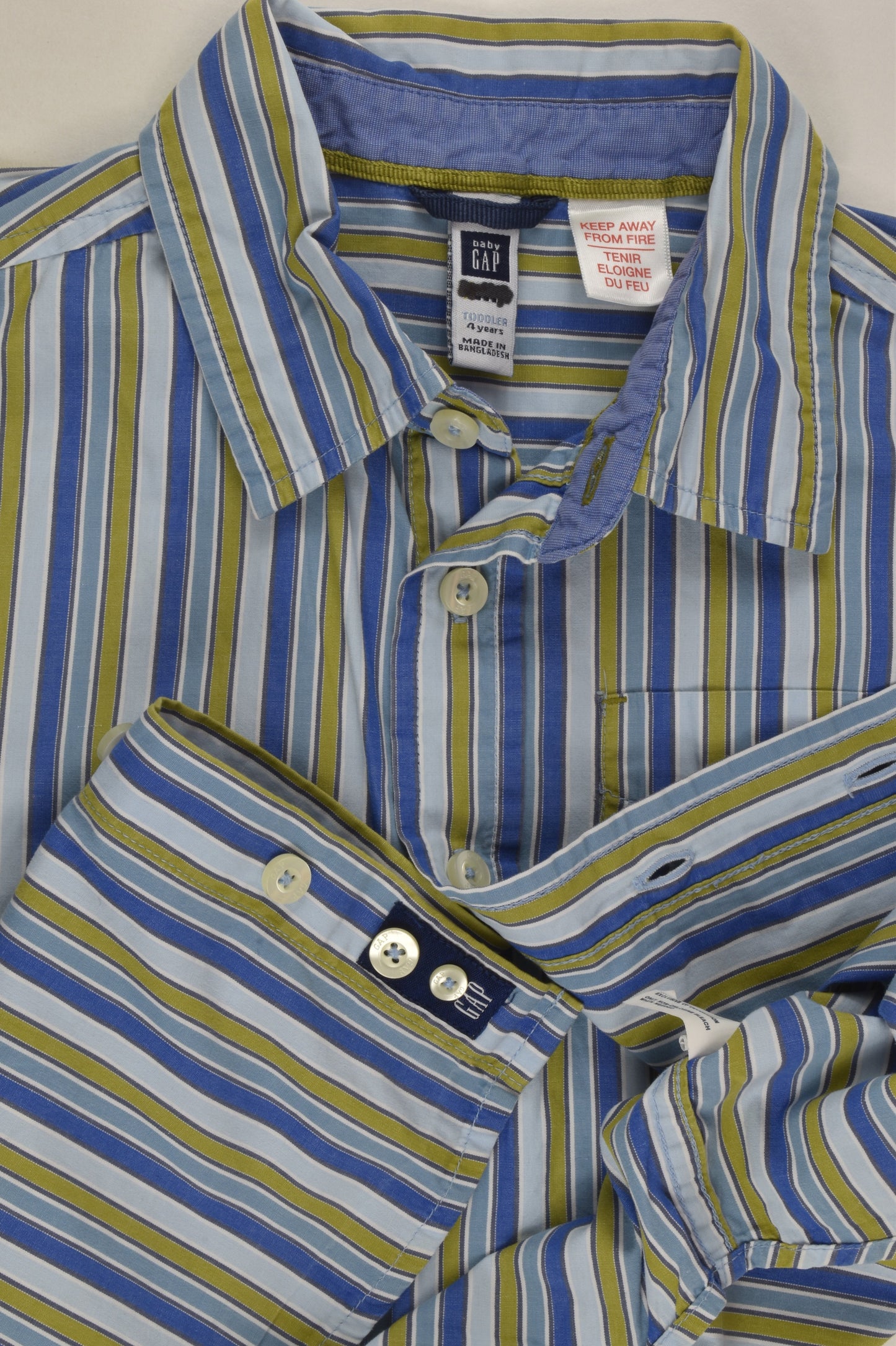 Baby Gap Size 4 Striped Shirt