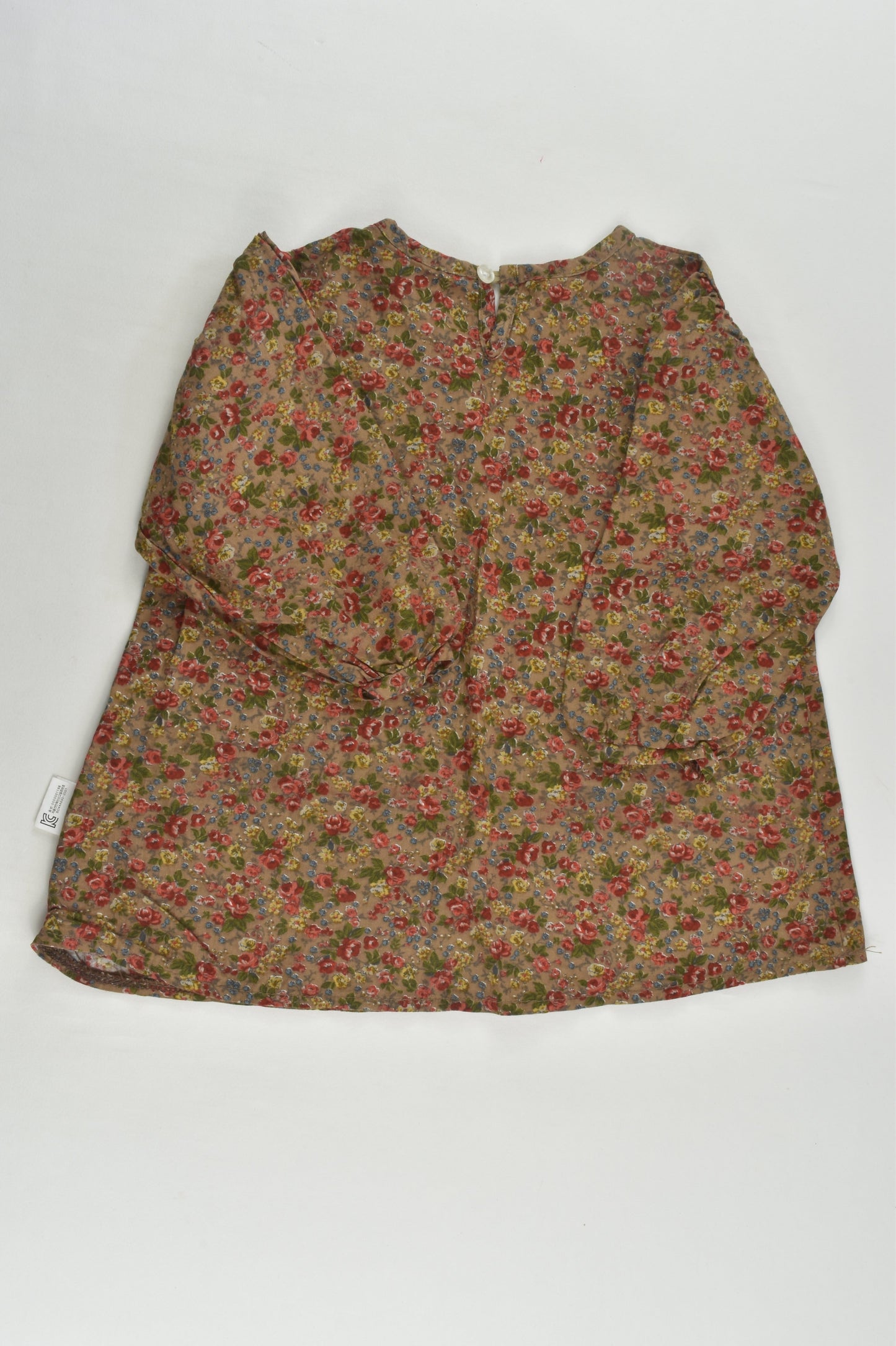 Baby Mari Size 2 (18-24 months) Floral Blouse