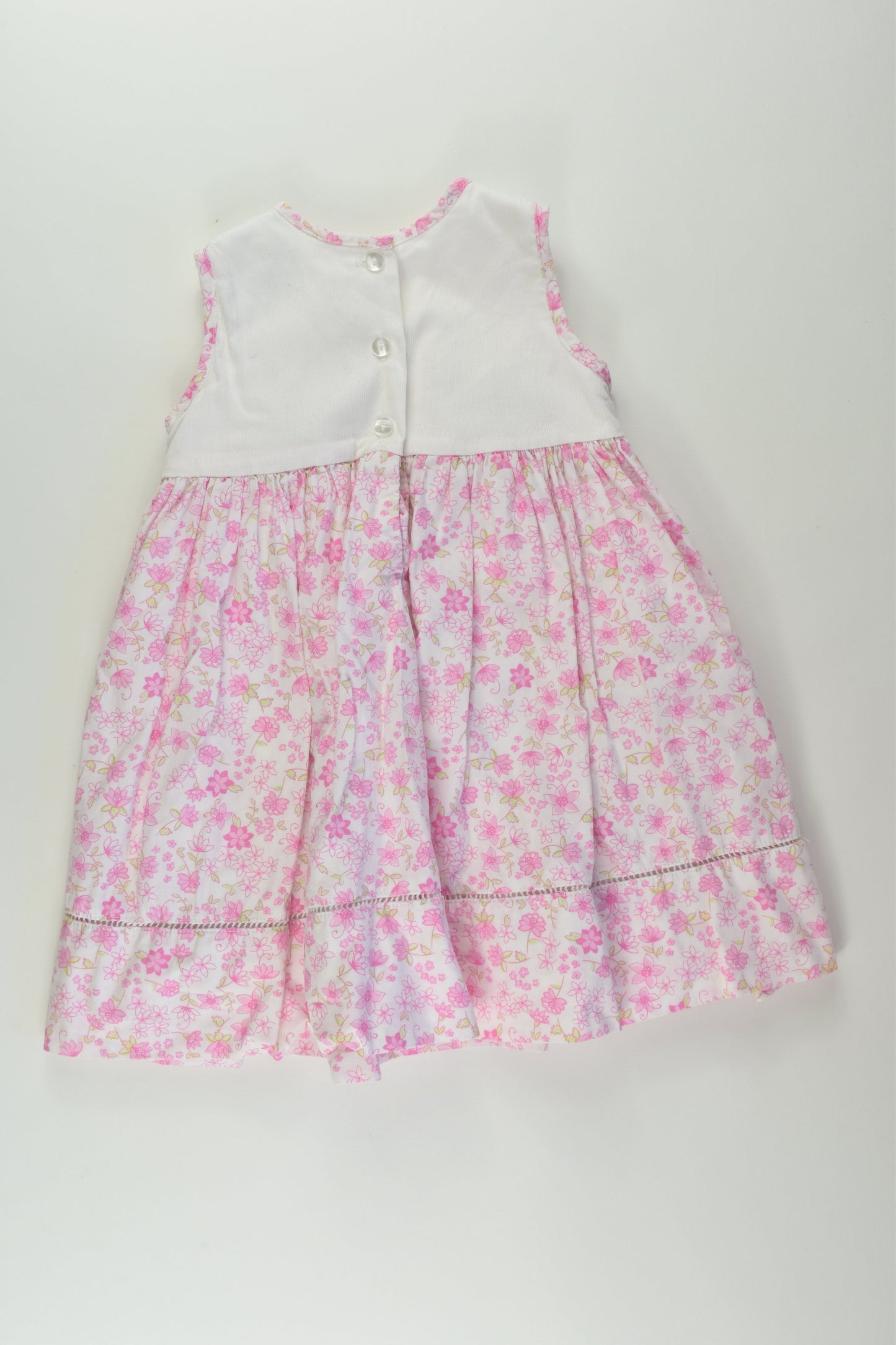 Baby World Size 0 Lined Embroidery Dress