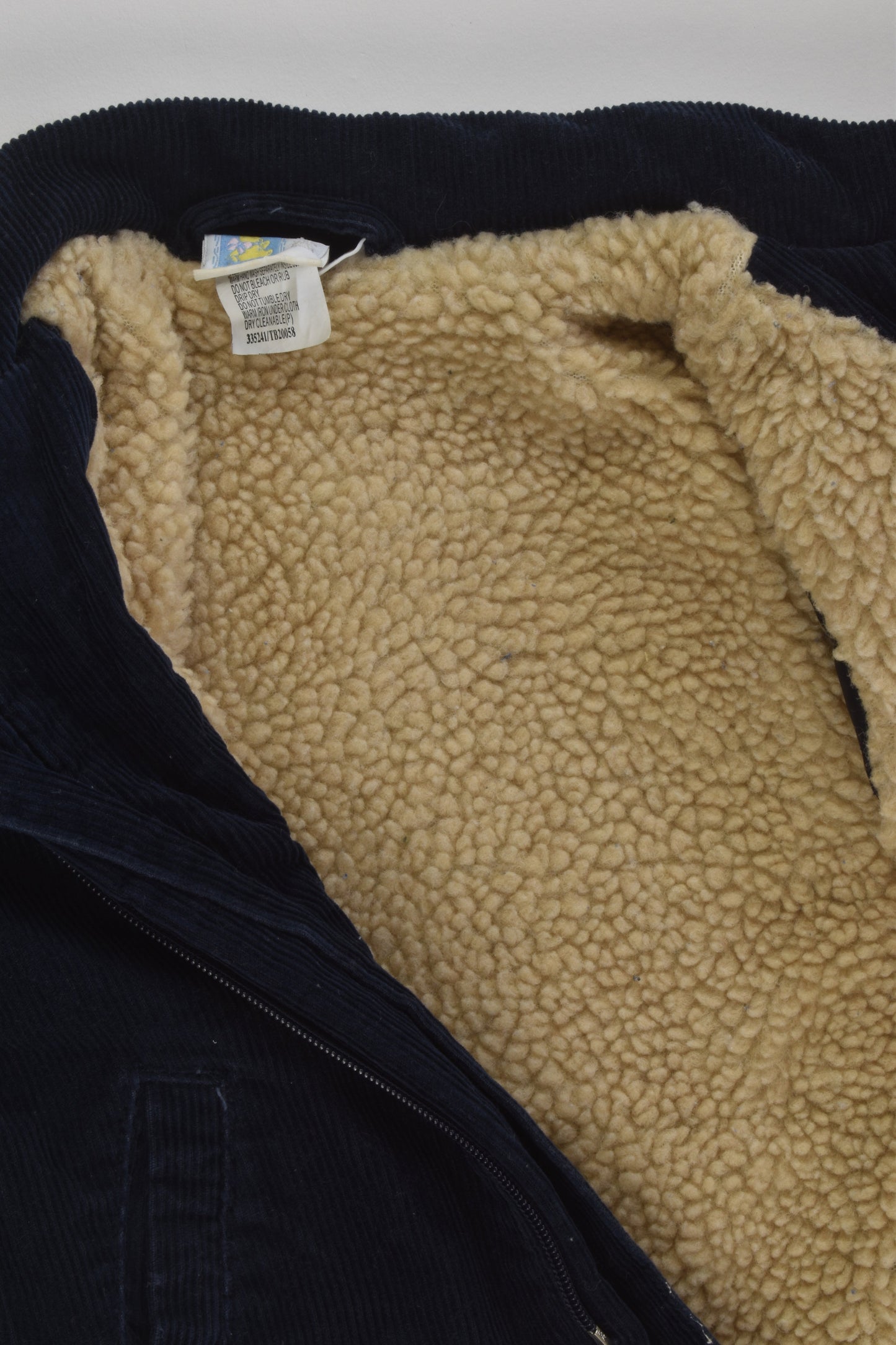 Baby World Size 0 Sherpa Cord Jacket