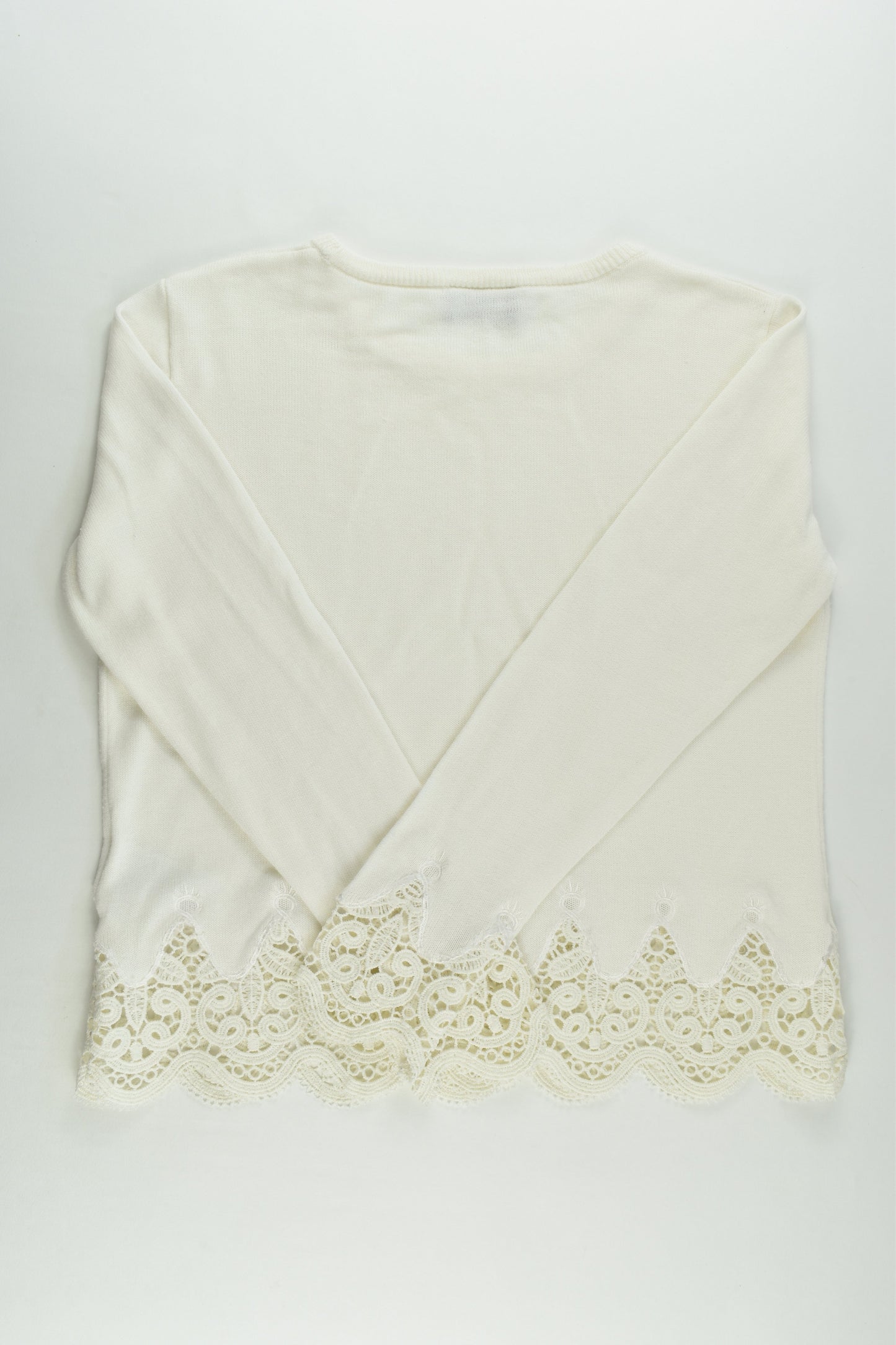 Bardot Junior Size 12 Lace Detail Knitted Jumper