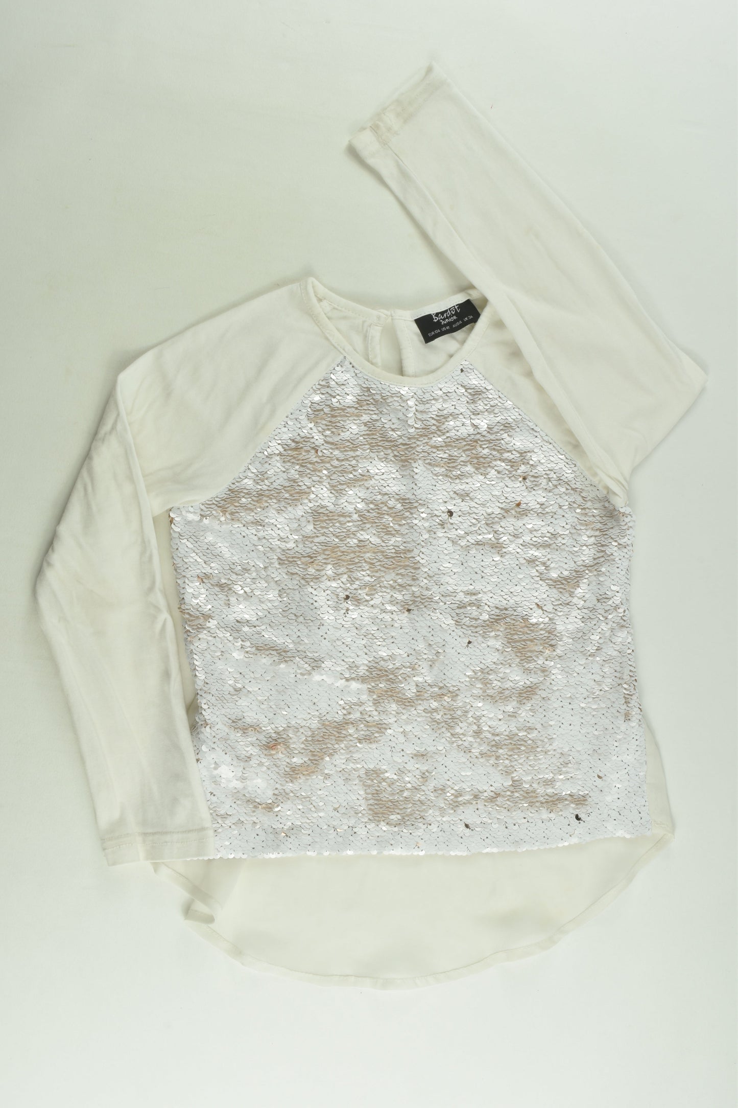 Bardot Junior Size 4 Reversible Sequins Top