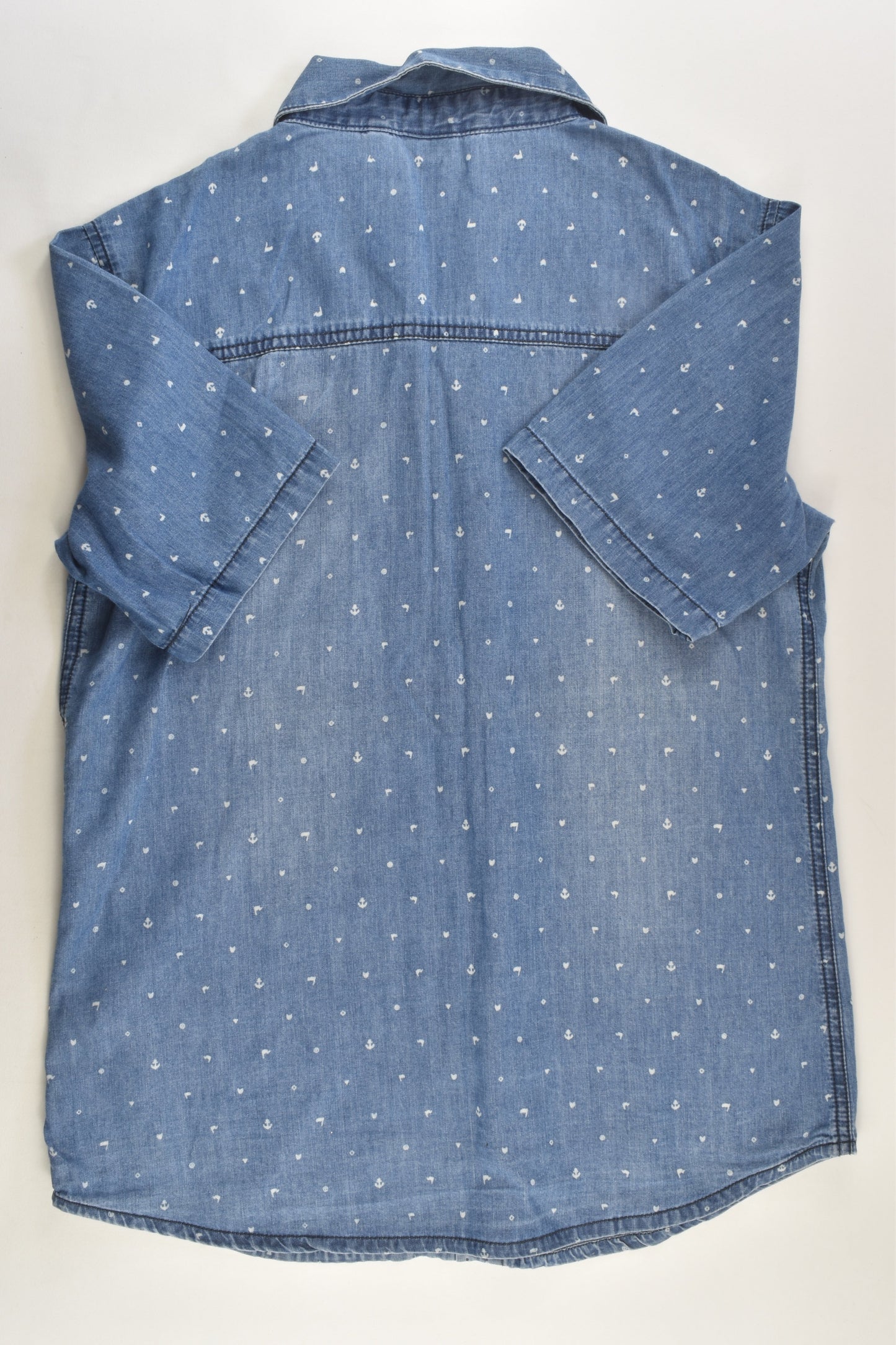 Bauhaus Size 12 Nautical Lightweight Denim Shirt