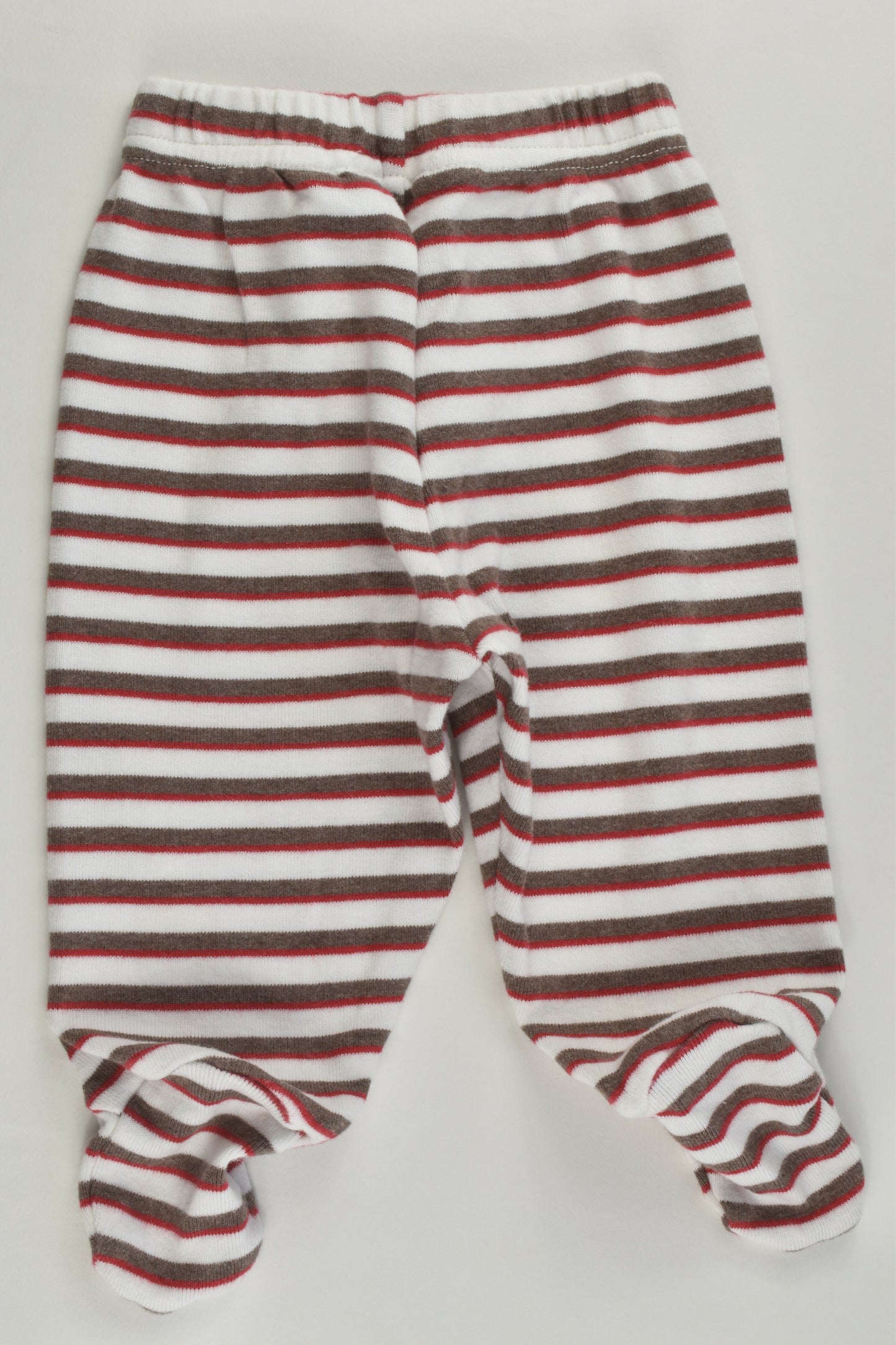 Bébé by Minihaha Size 000 Striped Footed Pants