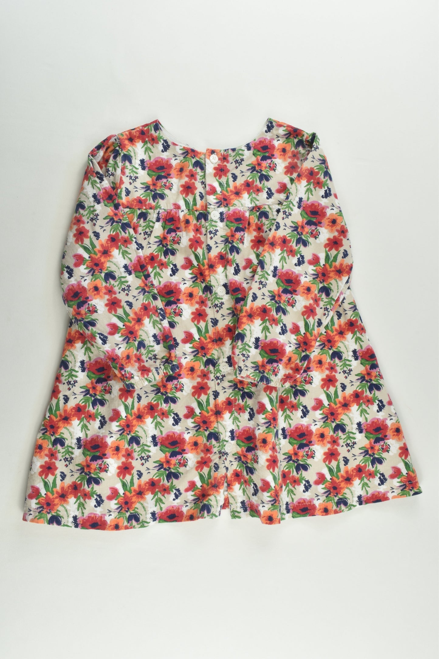Bébé by Minihaha Size 2 (24 months) Lined Floral Lightweight Cord Dress