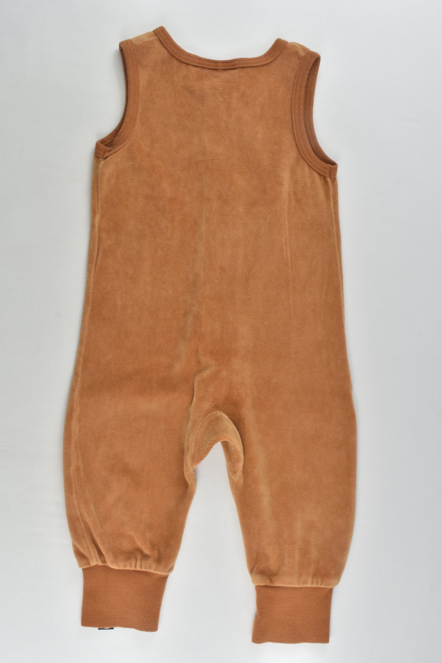 Blaa! Size 00 (68 cm) Velour Zip Overalls