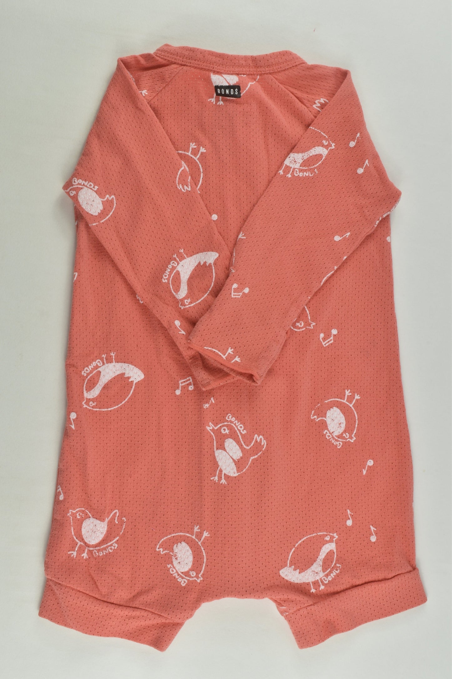 Bonds Size 0 Birds Wondercool Short Leg Wondersuit