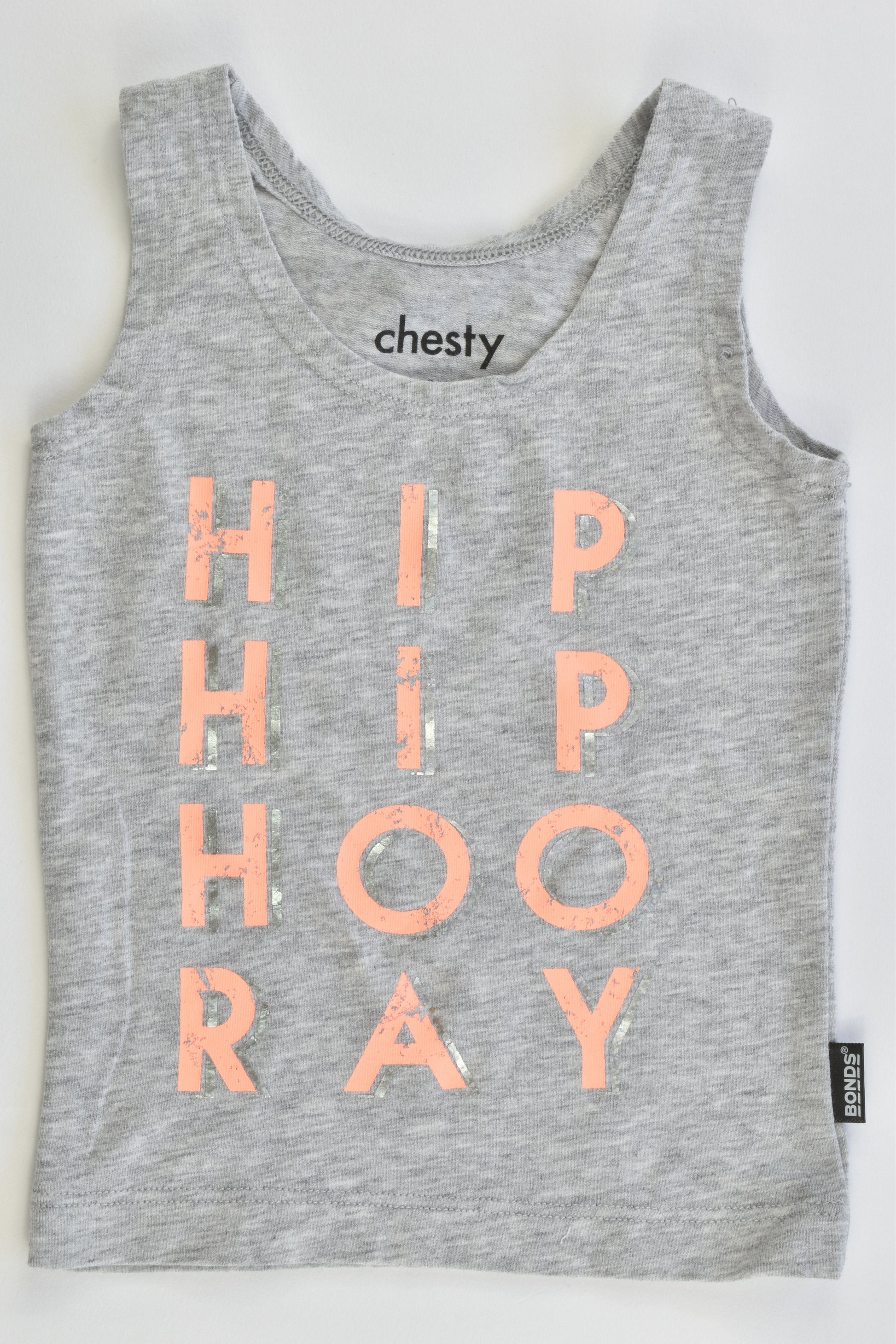 Bonds Size 000 (0-3 months) Chesty 'Hip Hip Hooray' Tank Top