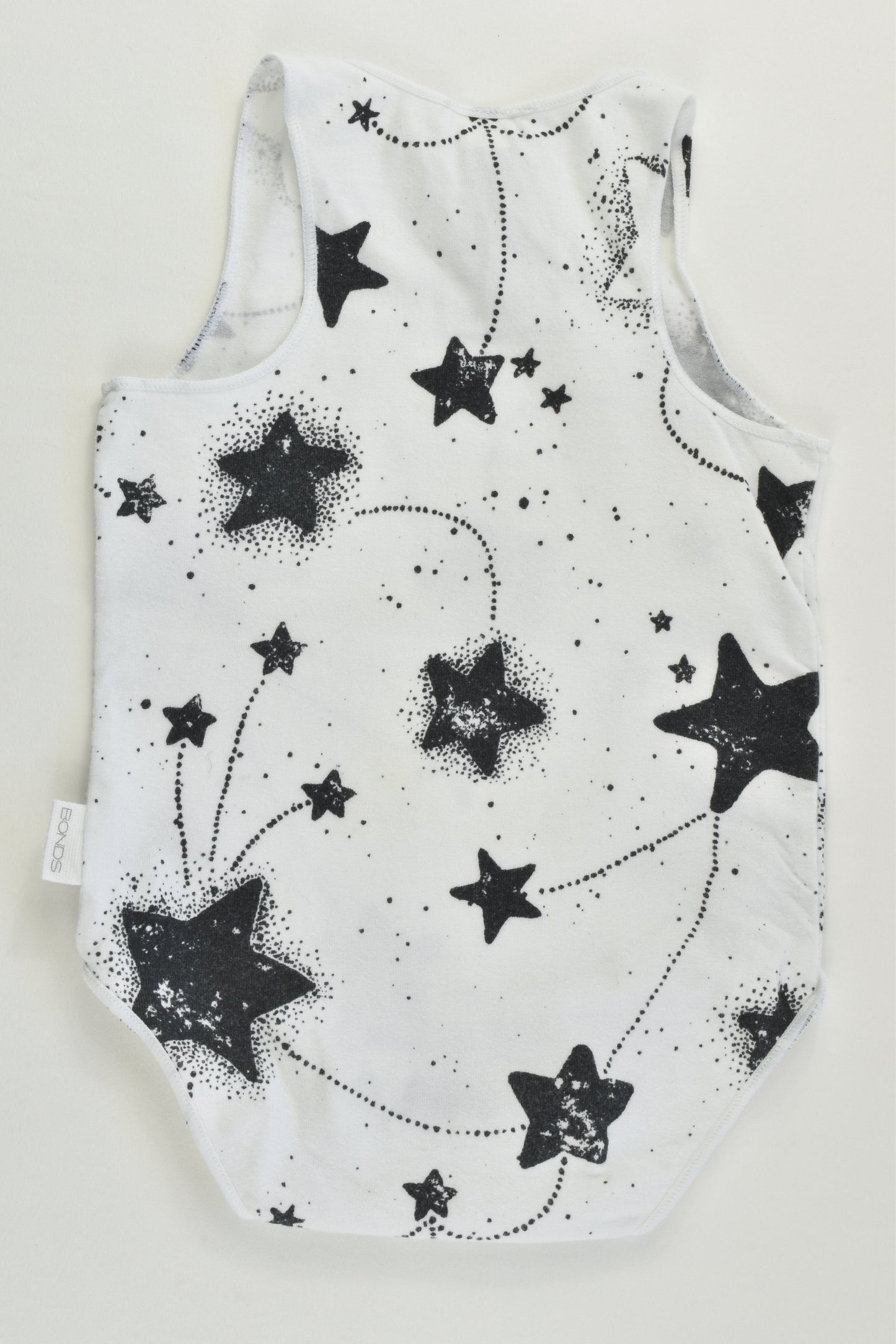 Bonds Size 000 (0-3 months) Stars Sleeveless Bodysuit