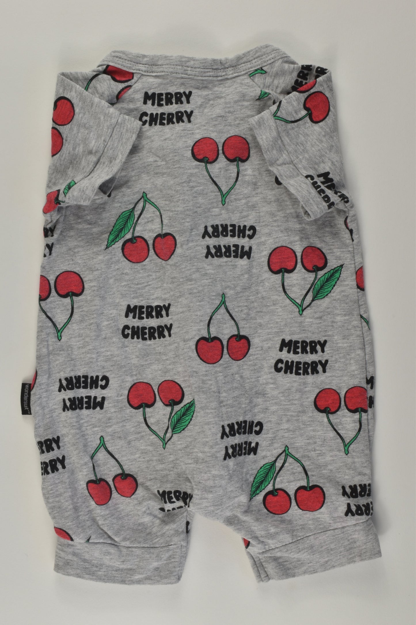 Bonds Size 0000 'Merry Cherry' Short Wondersuit