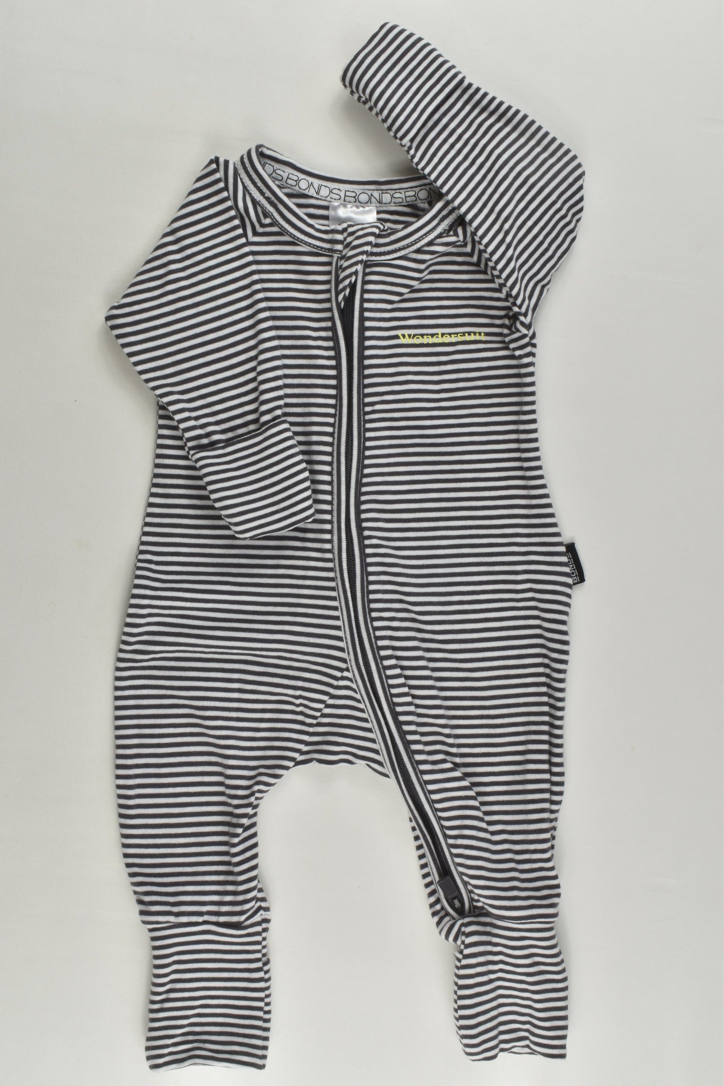 Bonds Size 0000 (Newborn) Striped Wondersuit