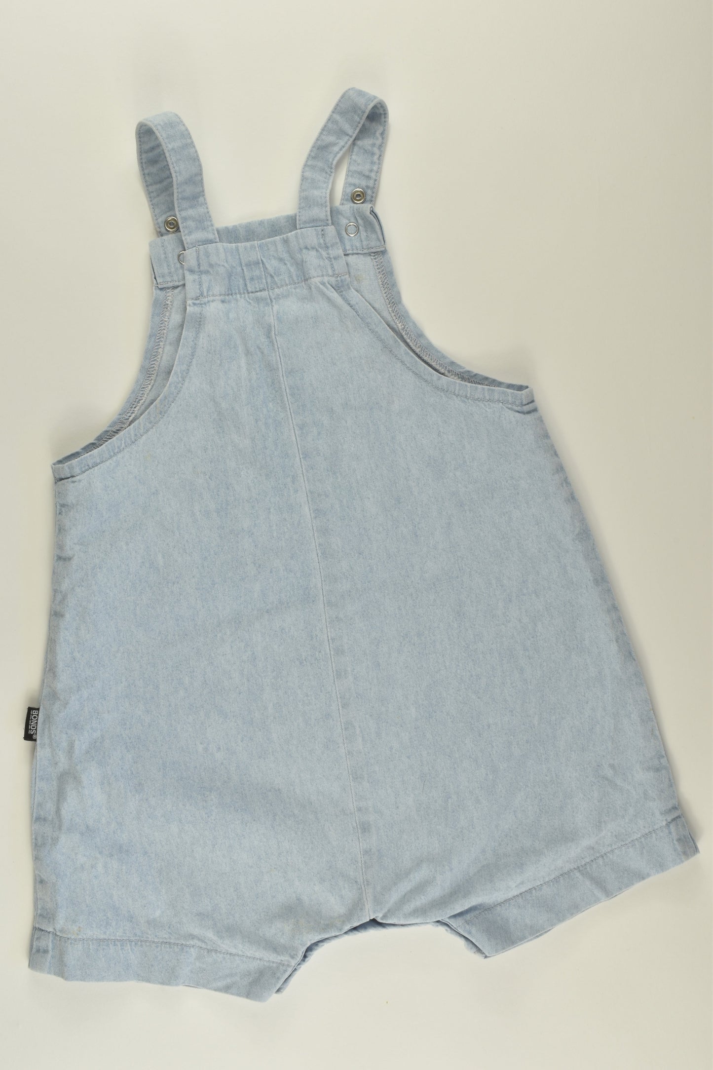 Bonds Size 1 Short Denim Overalls