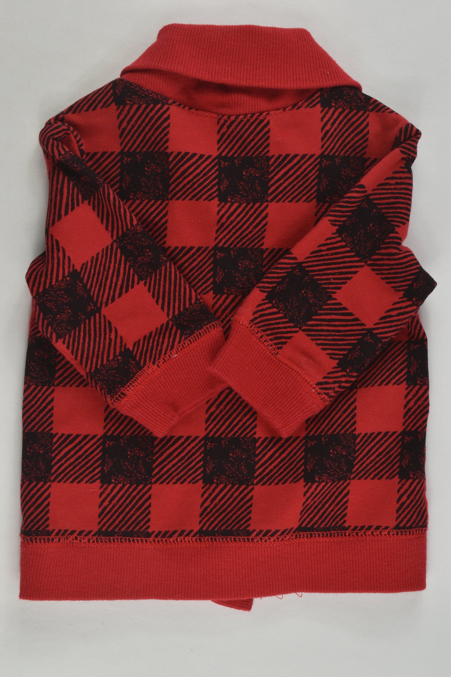 Brand Unknown (France) Size 000 (0-3 months) Checked Sweater Cardigan