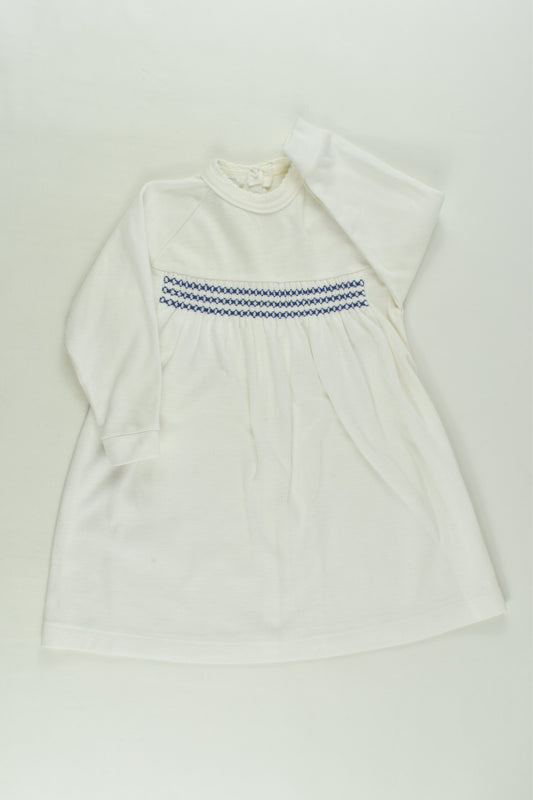 Brand Unknown Size 000 (Up to 3 months) Vintage Smocked Dress