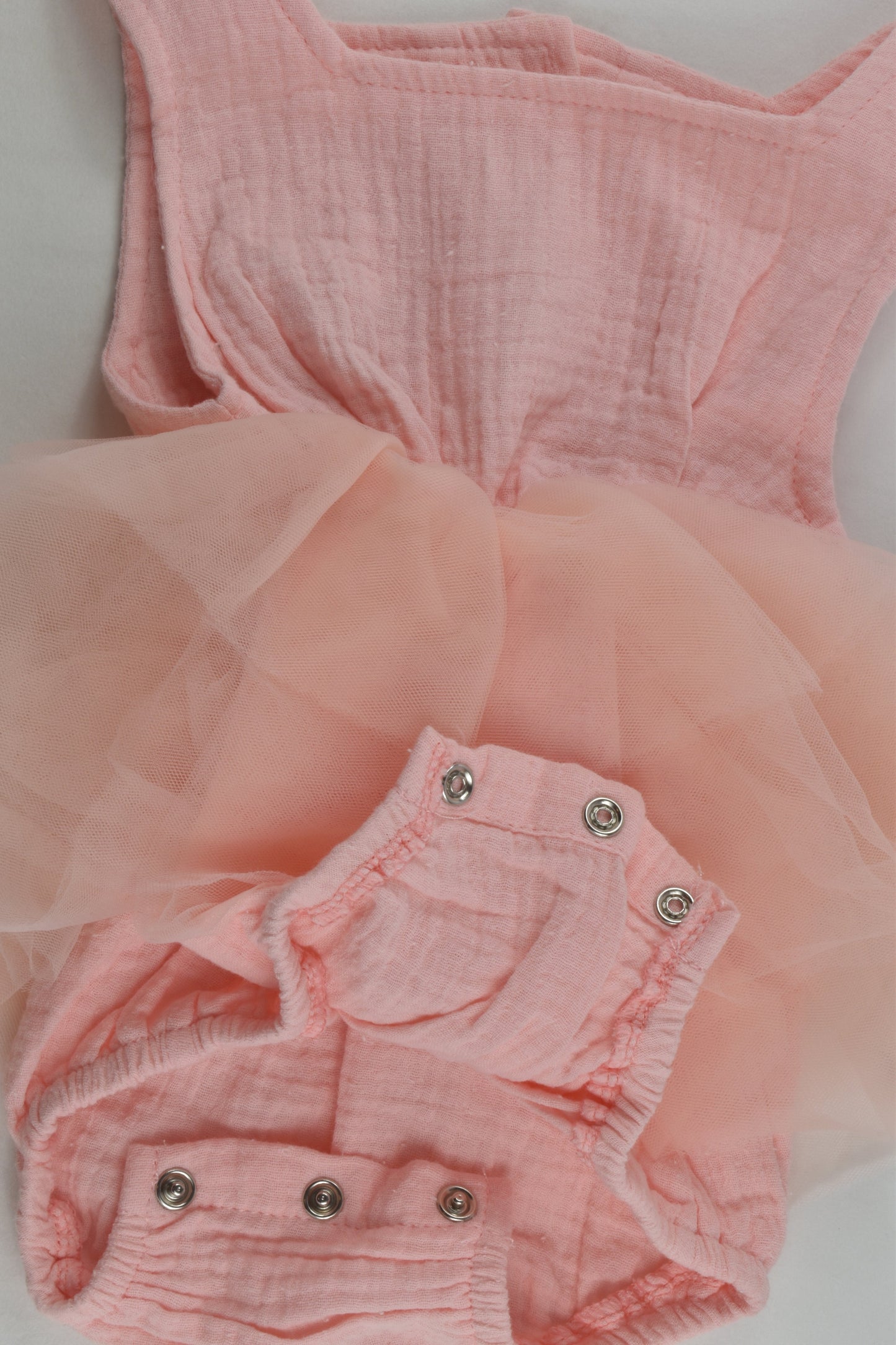 Brand Unknown Size approx 0 Muslin Tulle Romper