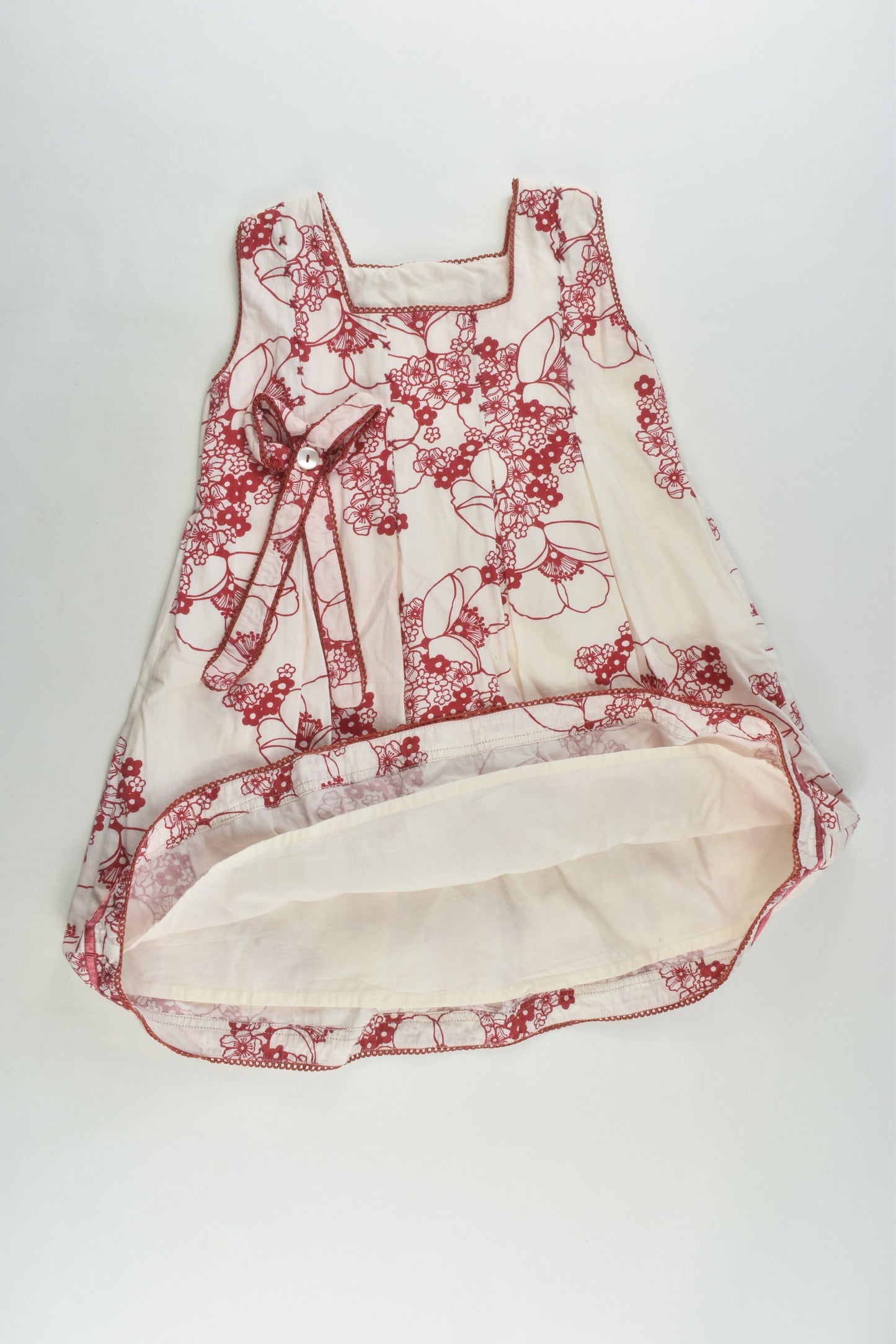 Brand Unknown Size approx 3 Lined Floral Dress