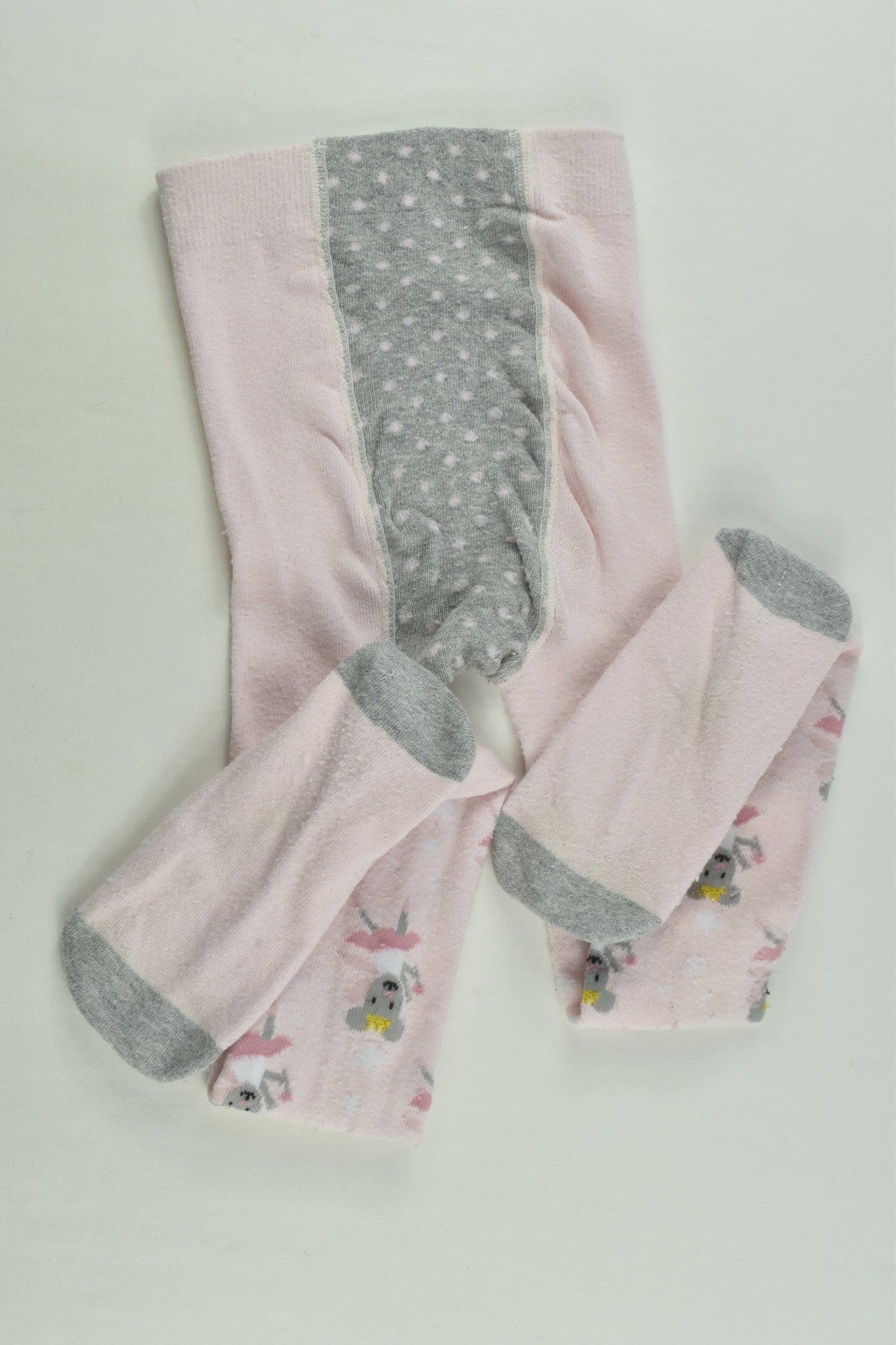 Brand Unknown Size approx 4-5 Footed Tights