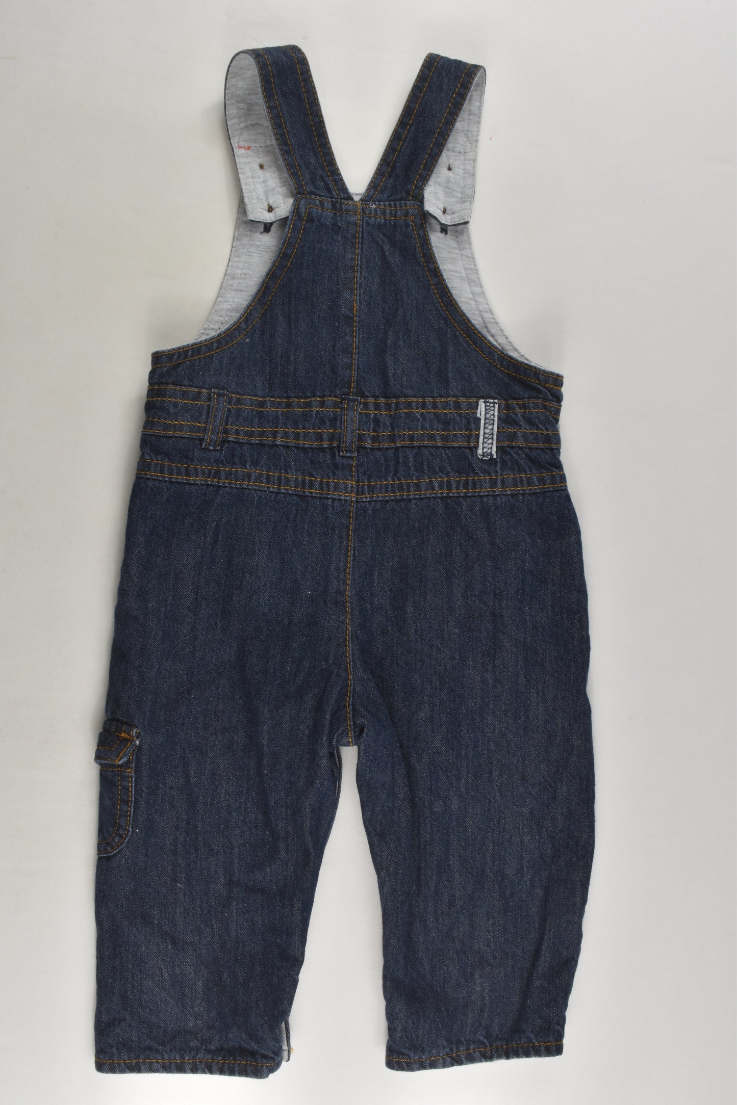 C&A Baby Club Size 00 (68 cm) Lined Denim Overalls
