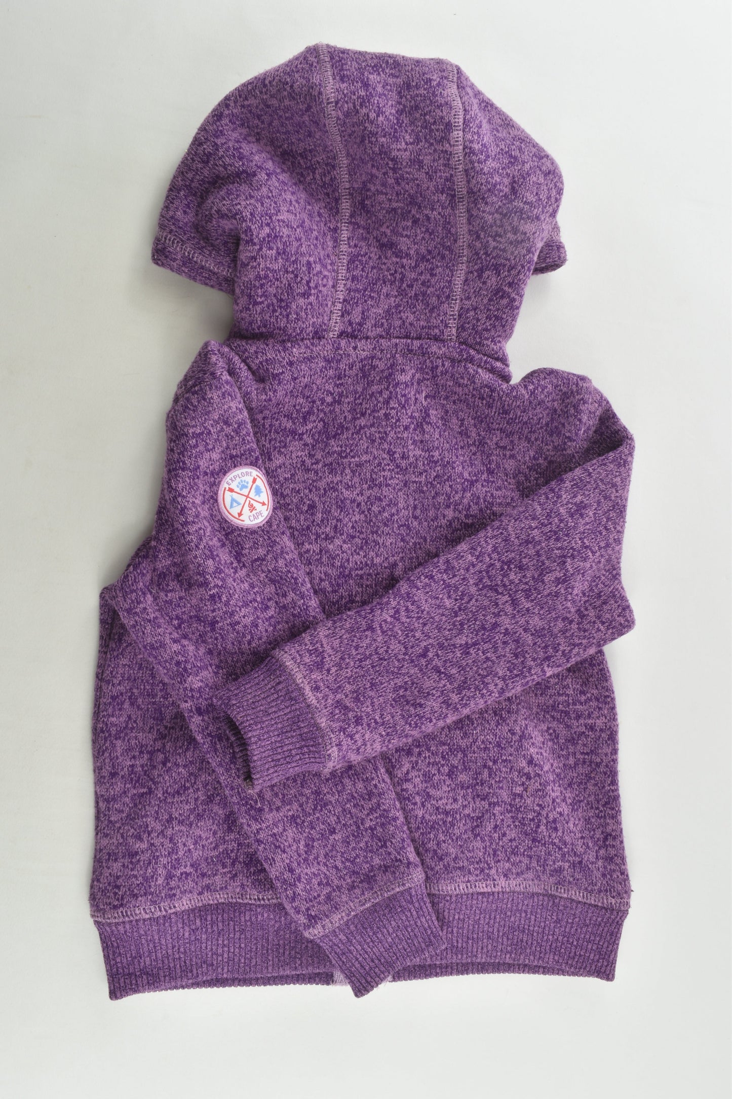 Cape Size 4 Purple Zip Jumper