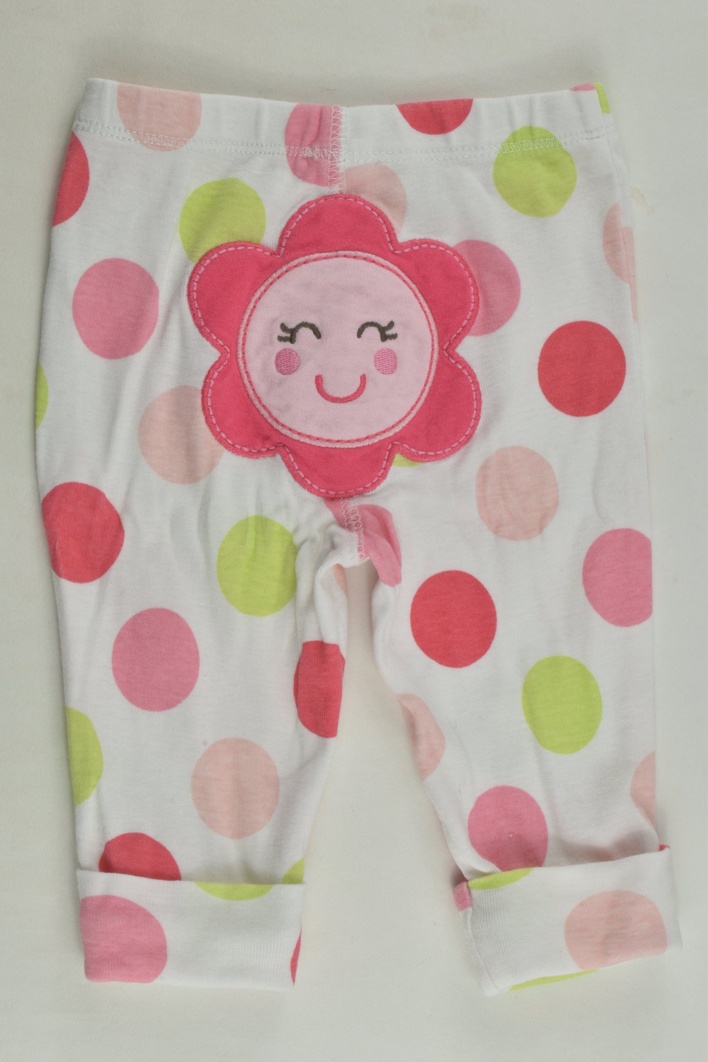 Carter's Size 000 Flower Back Pants