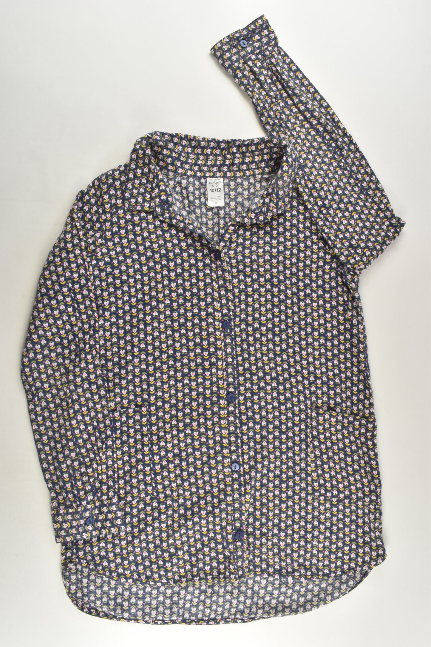 Carter's Size 10/12 Retro Print Blouse