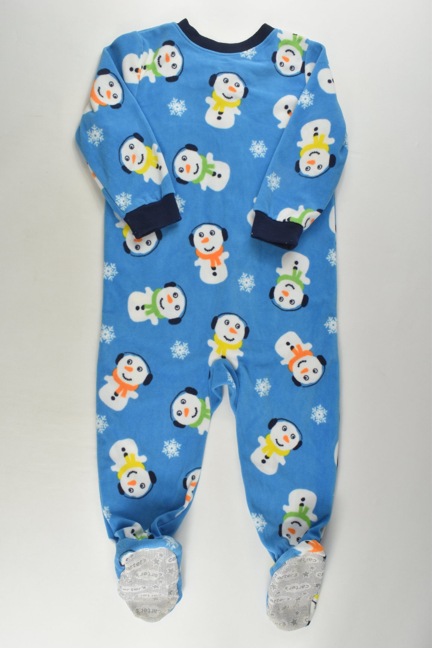 Carter's Size 2 Snowman Footed Fleece One Piece