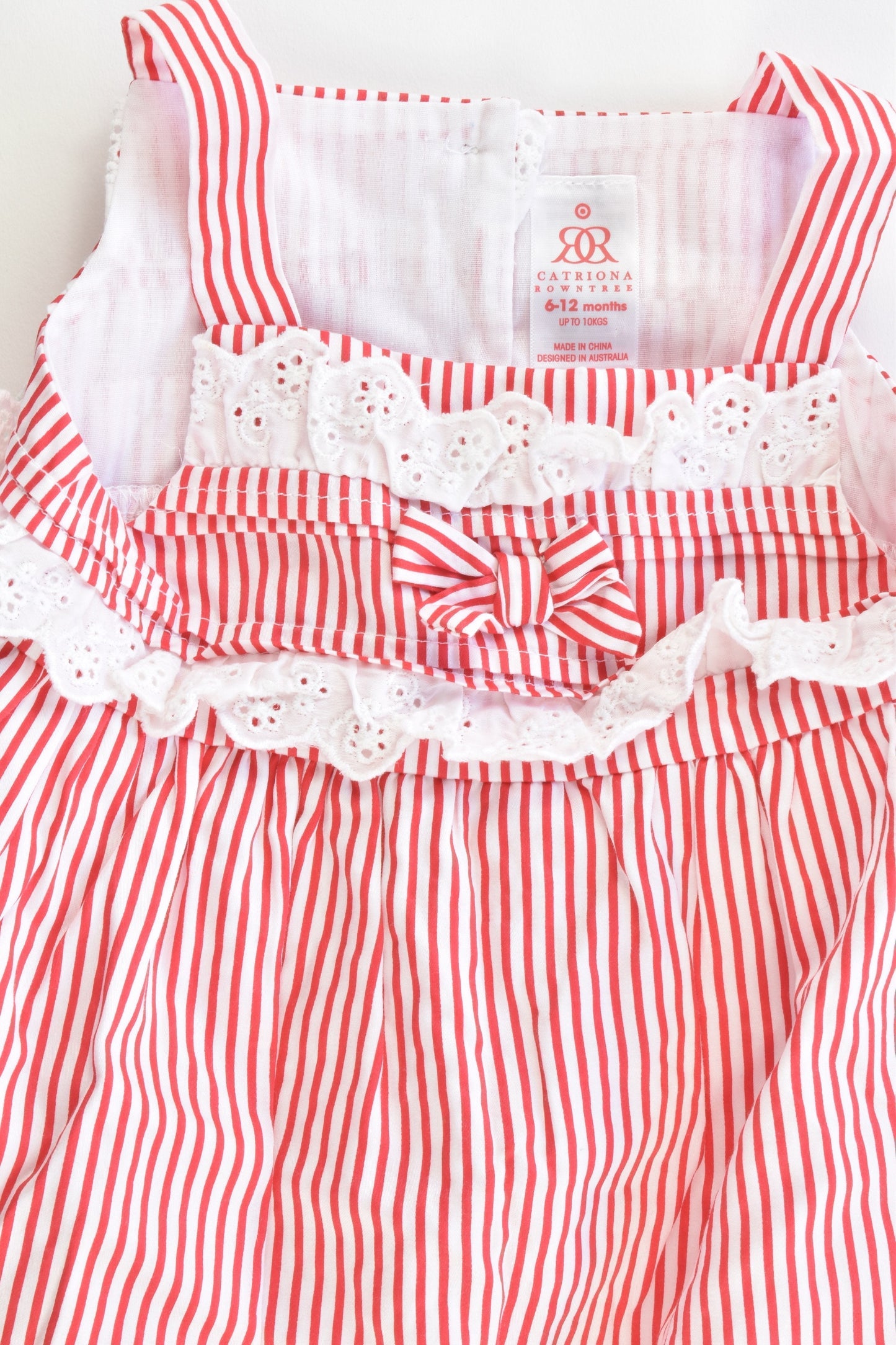 Catriona Rowntree Size 6-12 months Lace Romper Sunsuit