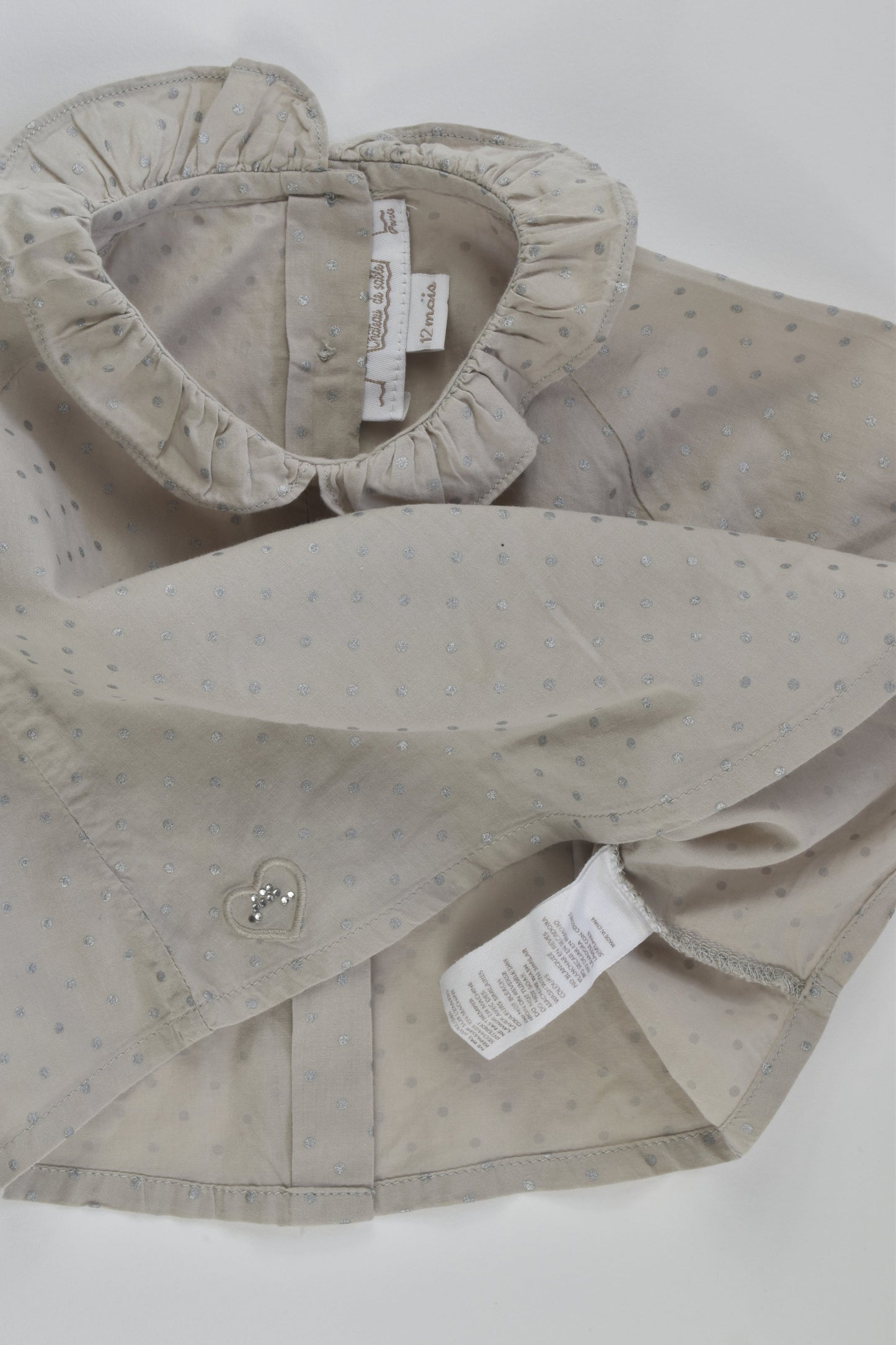 Château De Sable Size 0 (12 months) Blouse