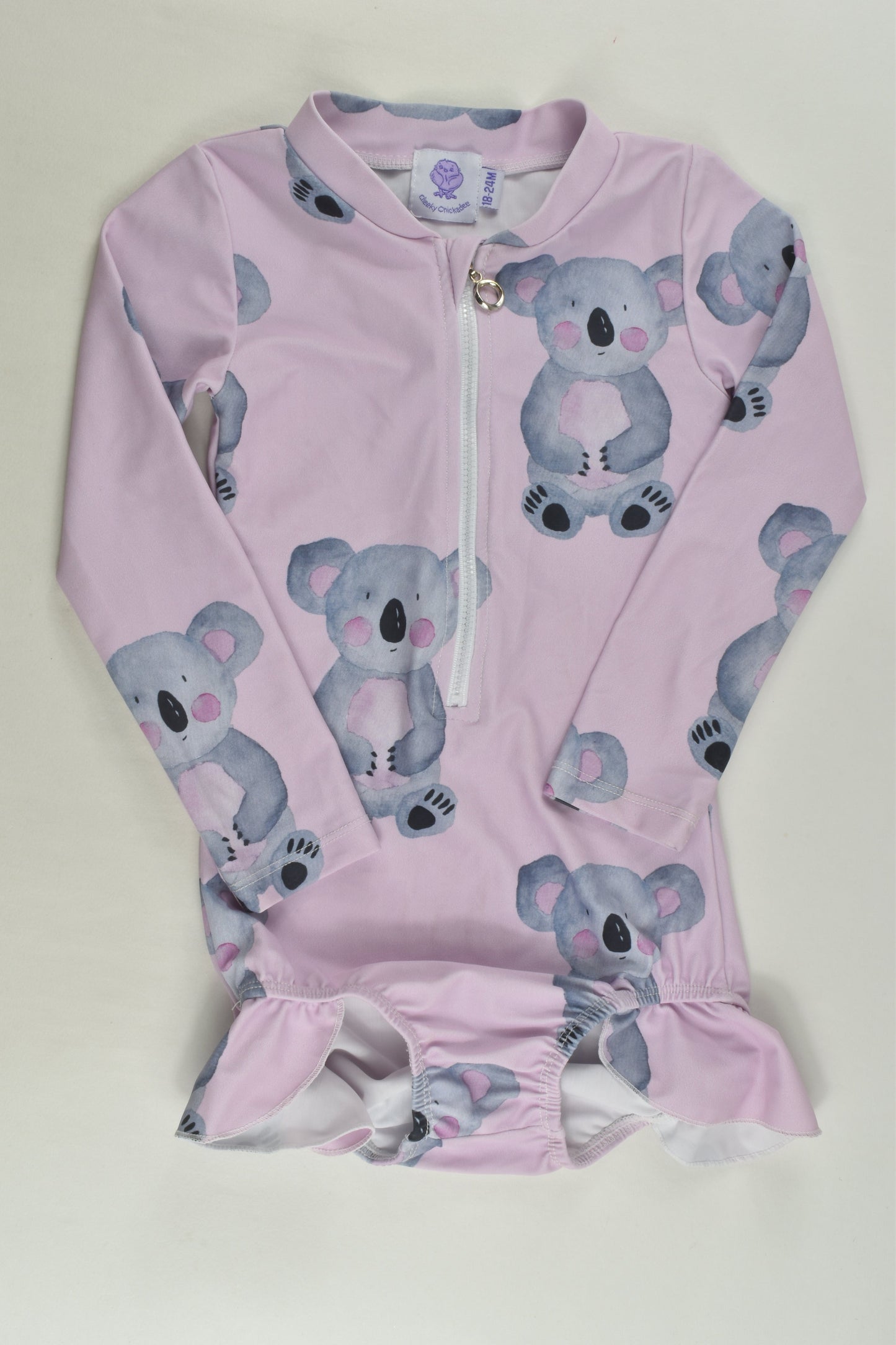 Cheeky Chikadee Size 2 (18-24 months) Koala Swim Suit