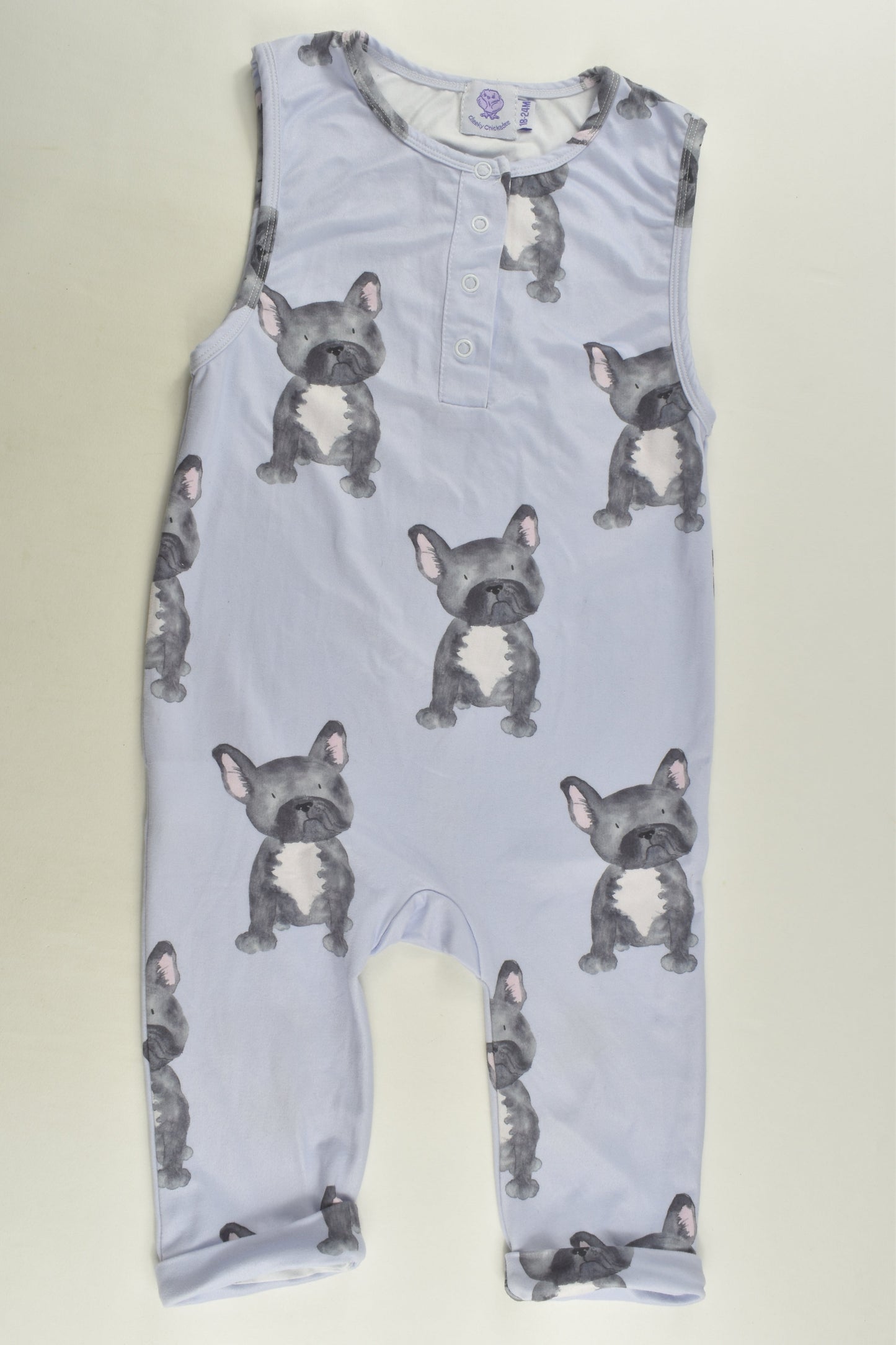 Cheeky Chikadee Size 2 Dog Playsuit