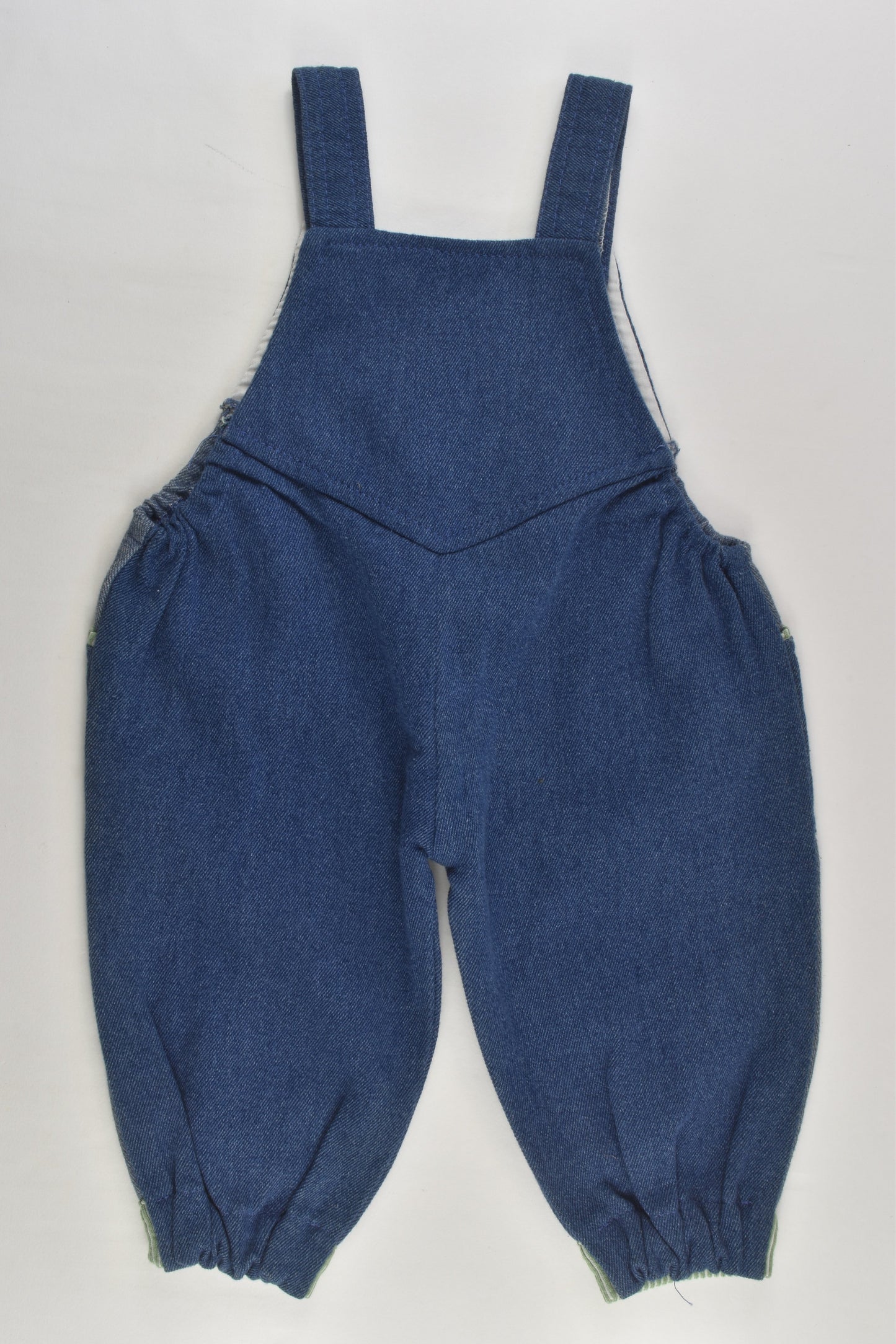 Cherokee Size approx 00 Vintage Elephant Denim Overalls