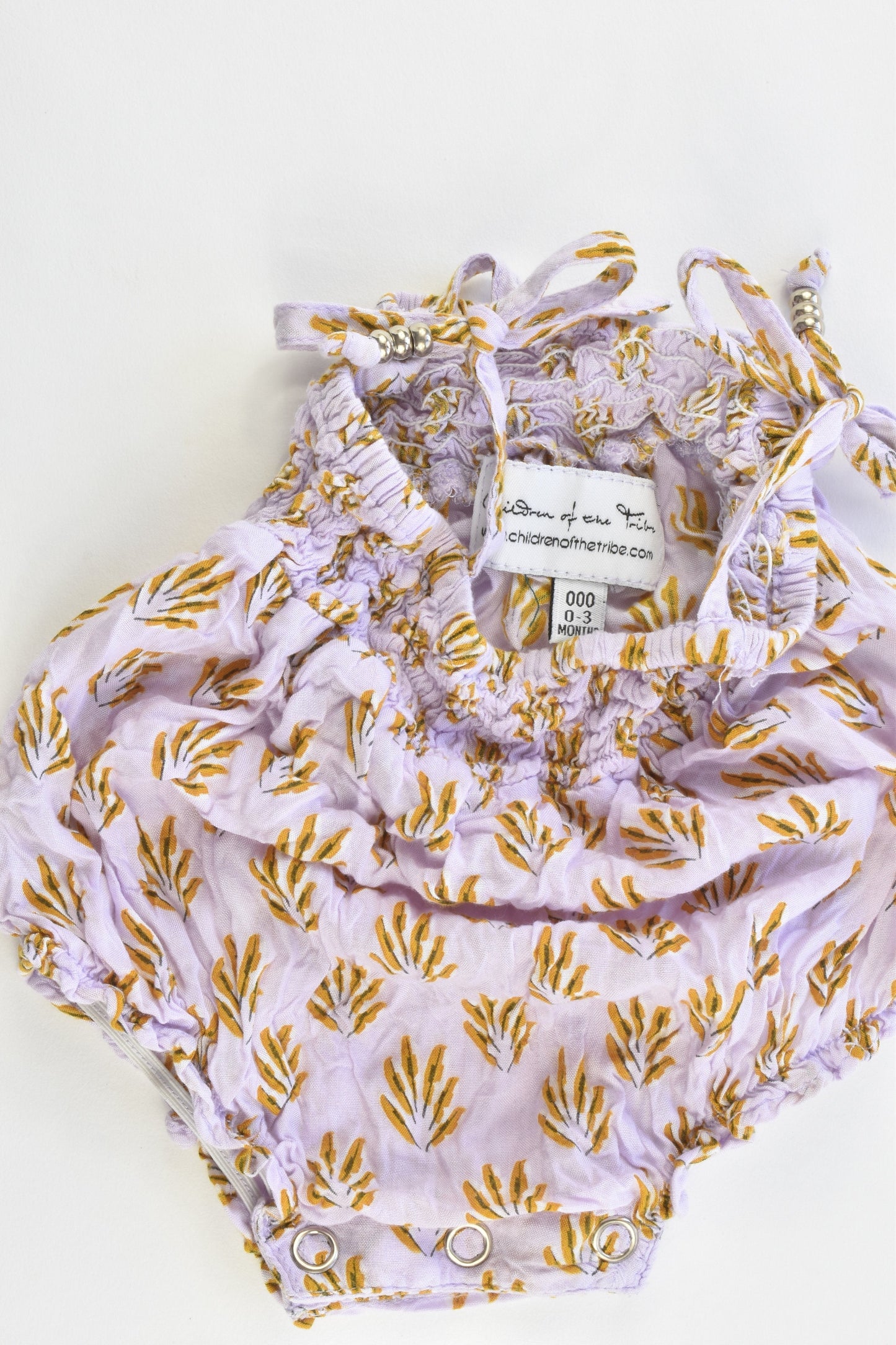 Children Of The Tribe Size 000 (0-3 months) Summer Onesie
