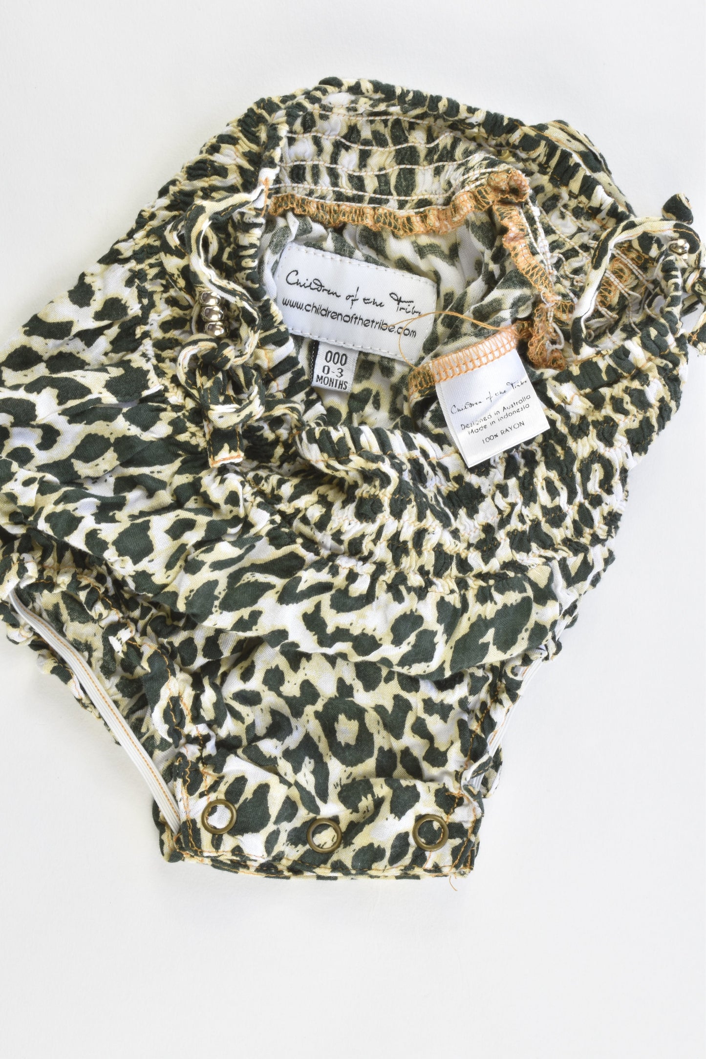 Children Of The Tribe Size 000 (0-3 months) Summer Onesie