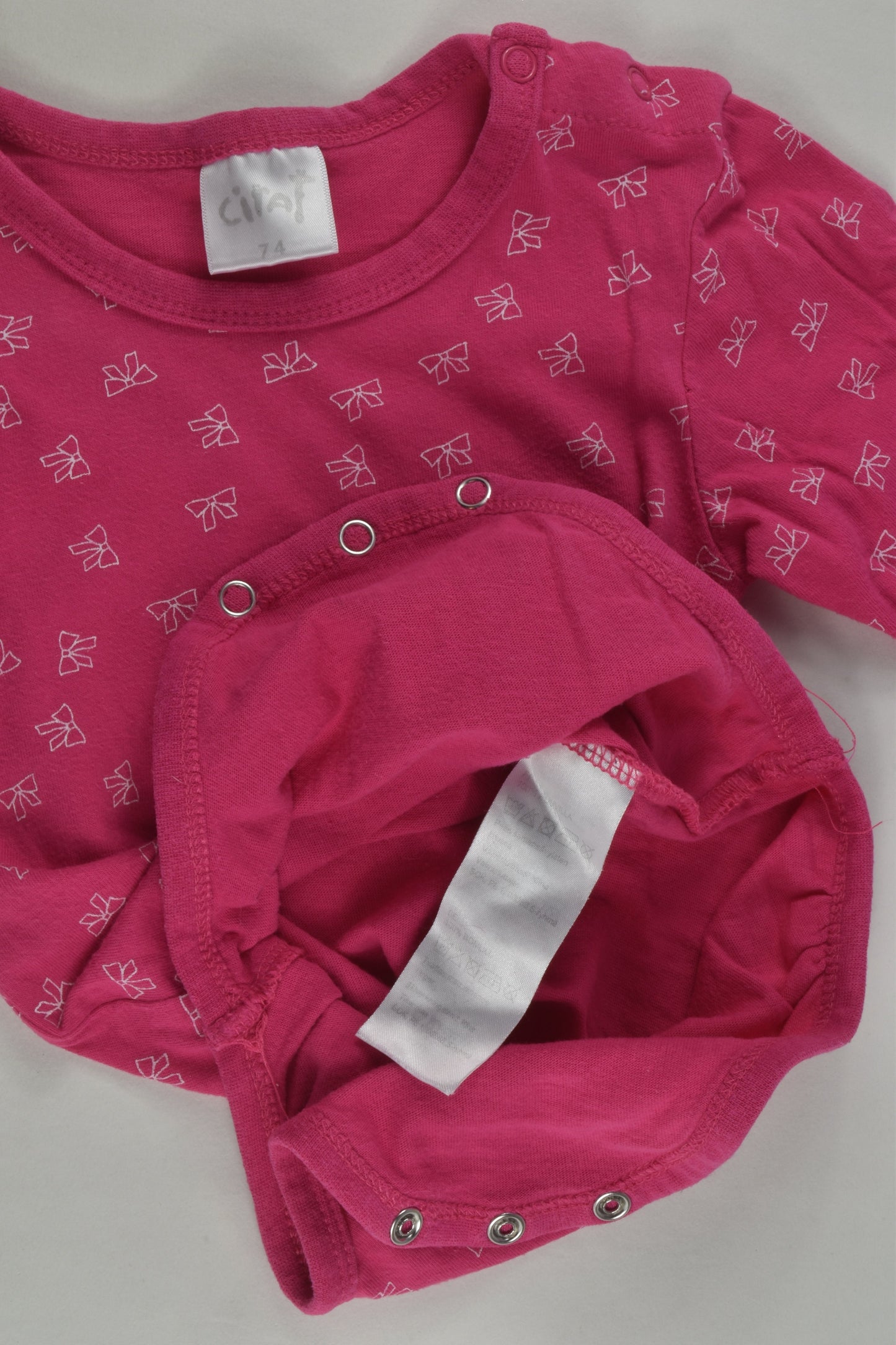 Ciraf Size 0 (74 cm) Bows Bodysuit