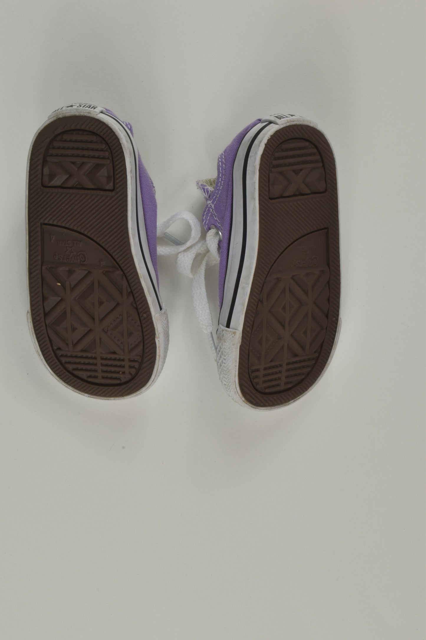 Converse All Star Size UK 4 Purple Shoes