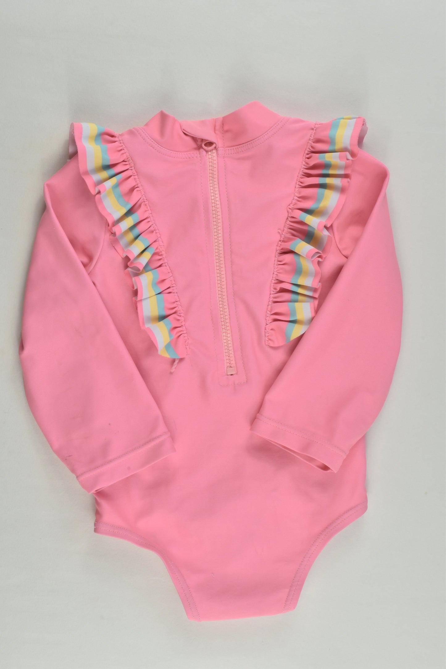 Cotton On Baby Size 00 Cocatoo Rashie Swimsuit