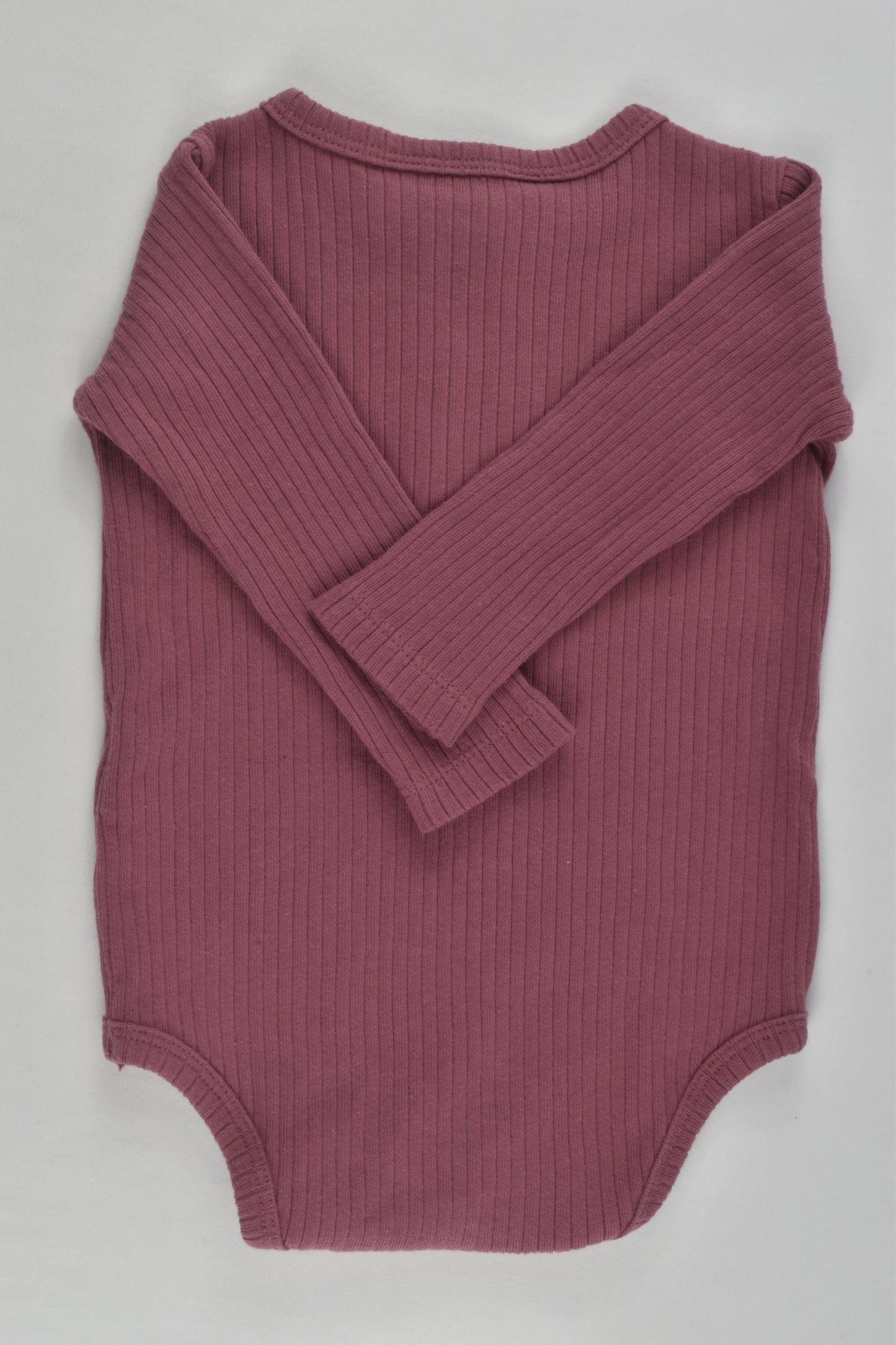 Cotton On Baby Size 00 Ribbed Bodysuit