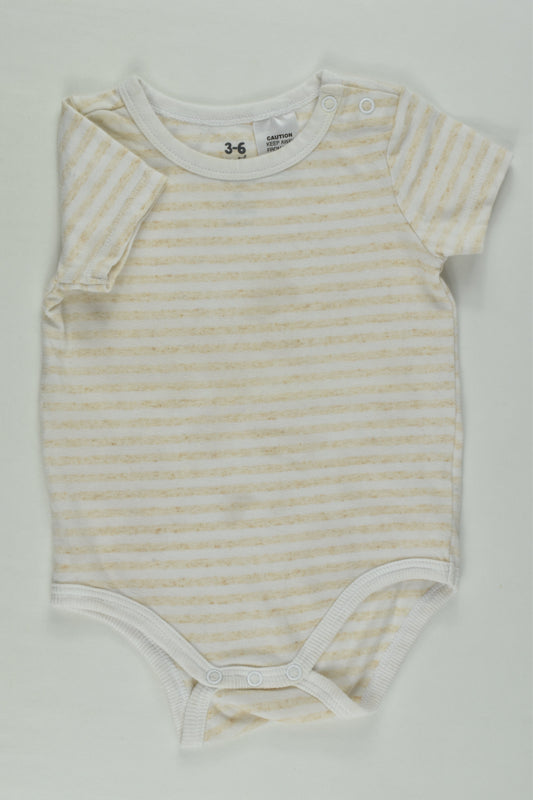 Cotton On Baby Size 00 Striped Bodysuit