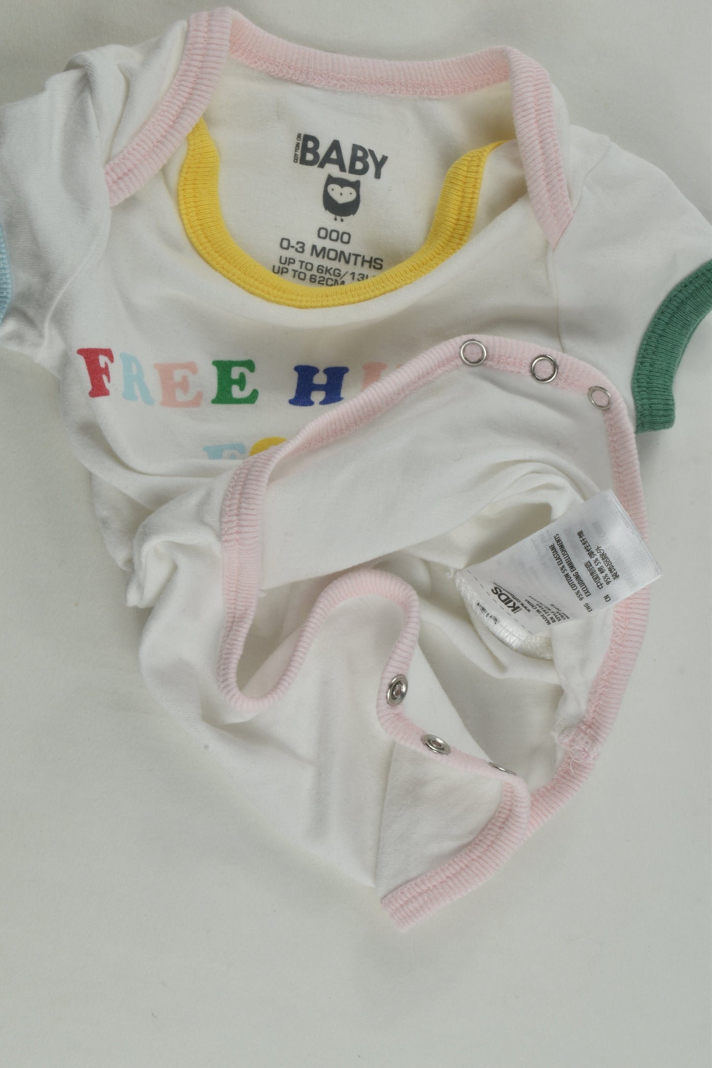 Cotton On Baby Size 000 Bodysuit