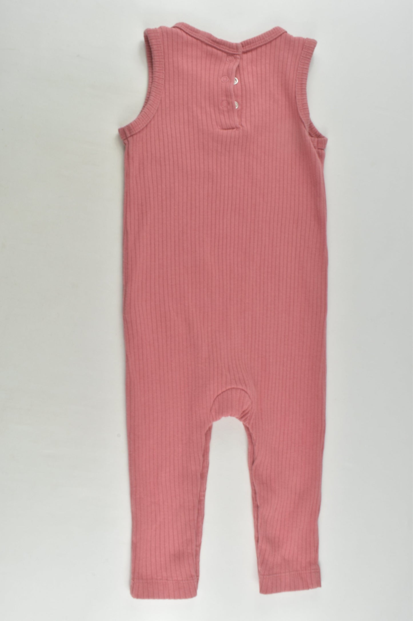 Cotton On Baby Size 1 Ribbed Overalls