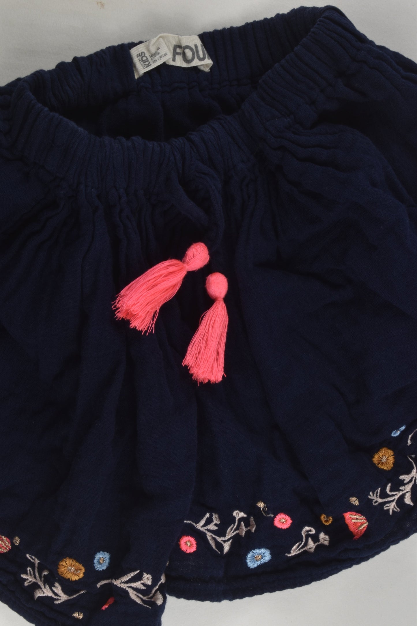 Cotton On Kids Size 1-2 Embroidery Skirt