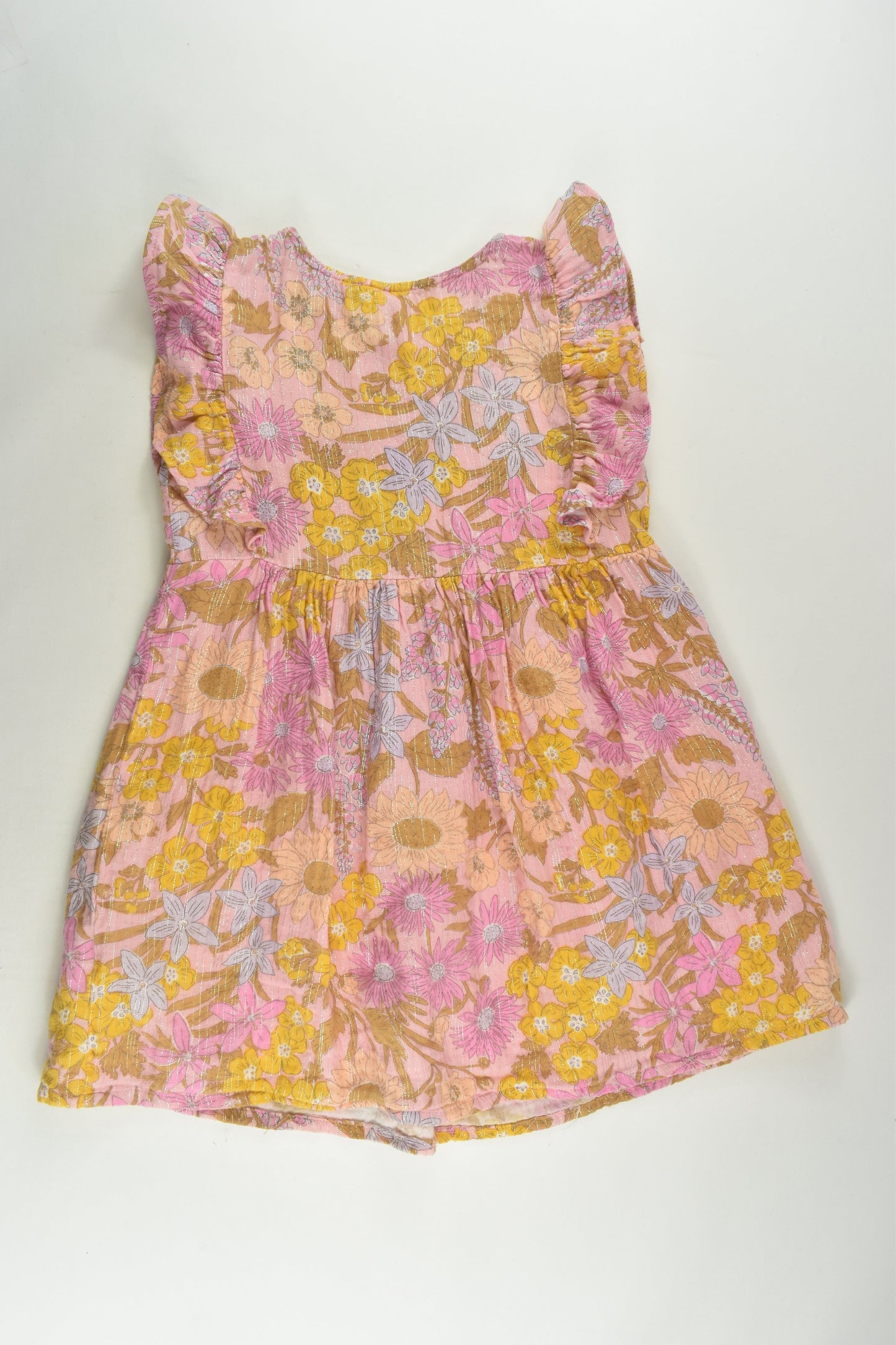 Cotton On Kids Size 6 Muslin Floral Dress